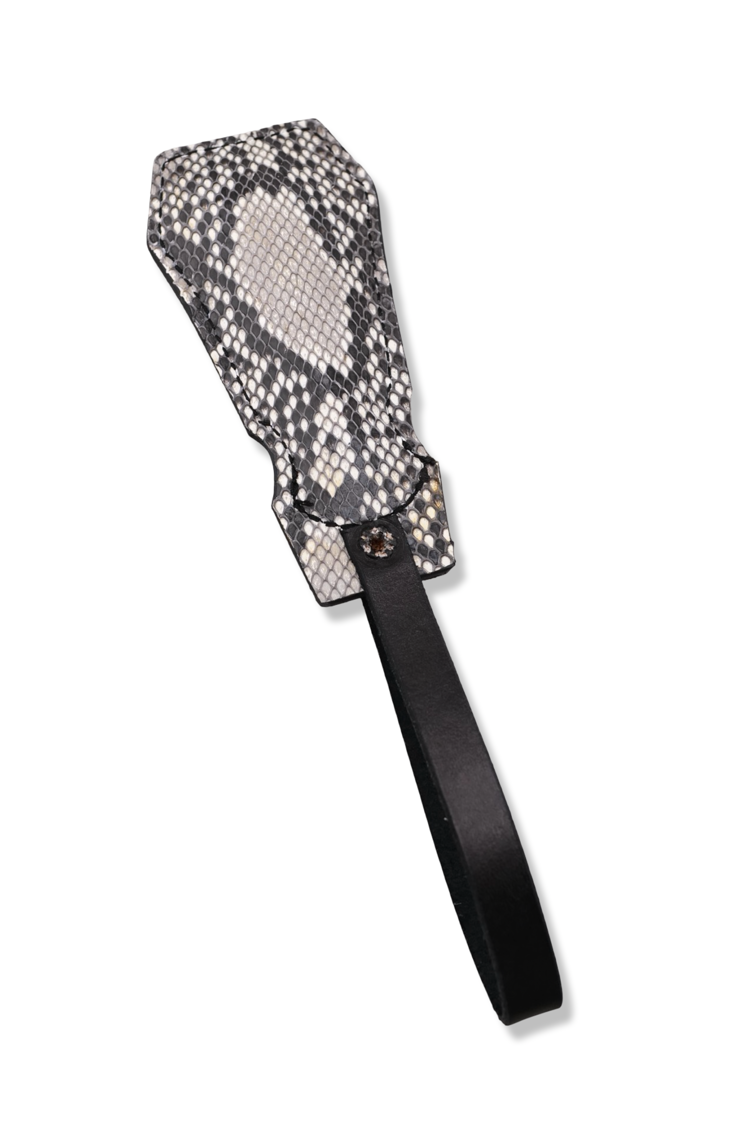 Mini Street Hammer Custom - Leather Front / Black / White Python Back