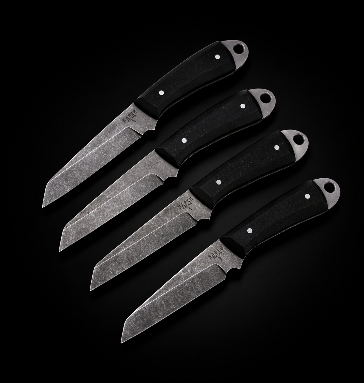 Sable EDC - Stonewash / Black G-10
