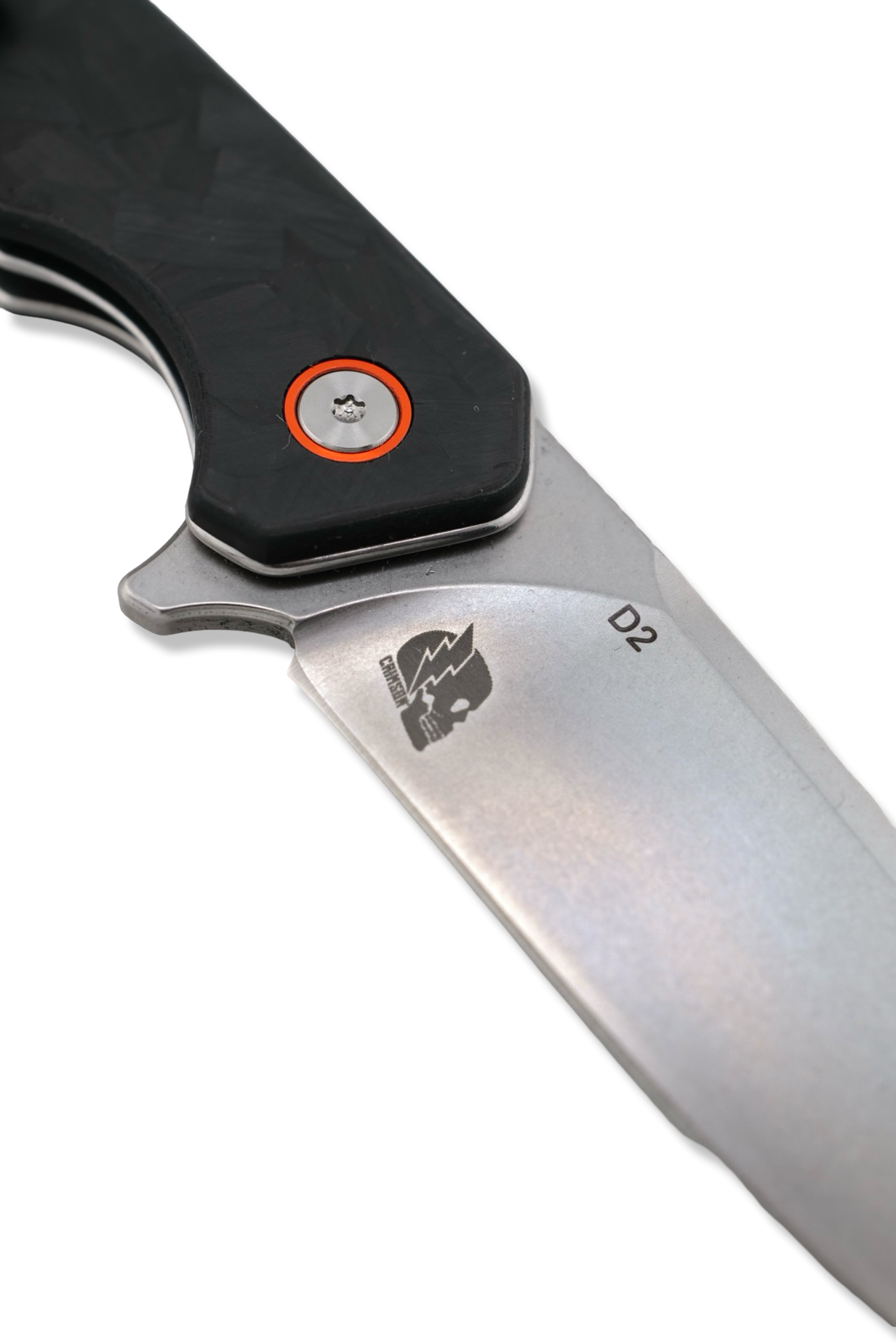 Copperhead Folder - Black Carbon Fiber Handle / Stonewash