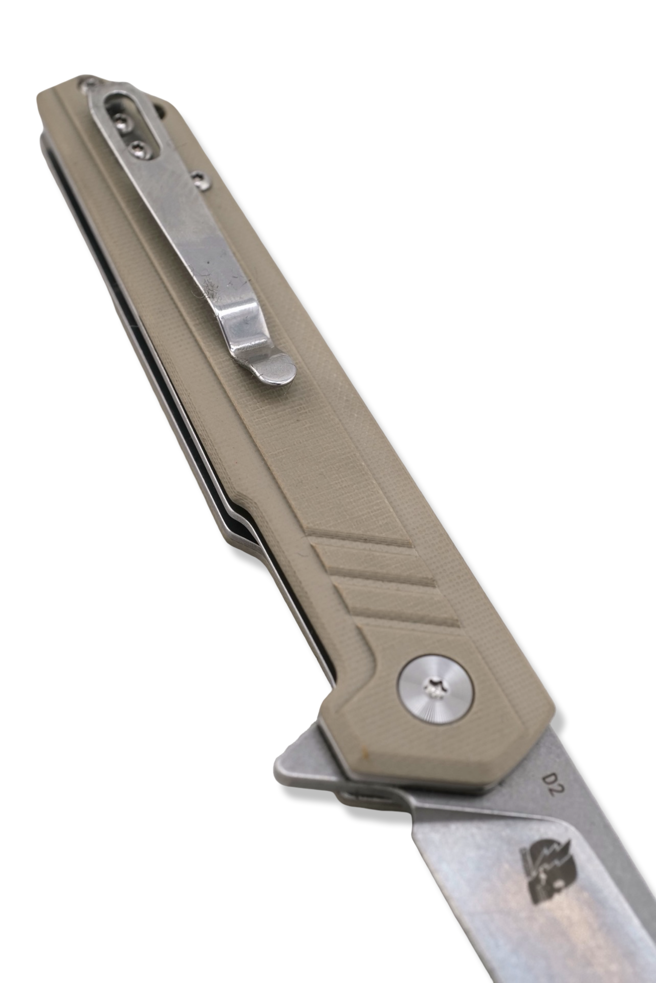 STRYKER Folder - G-10 Handle / Stonewash