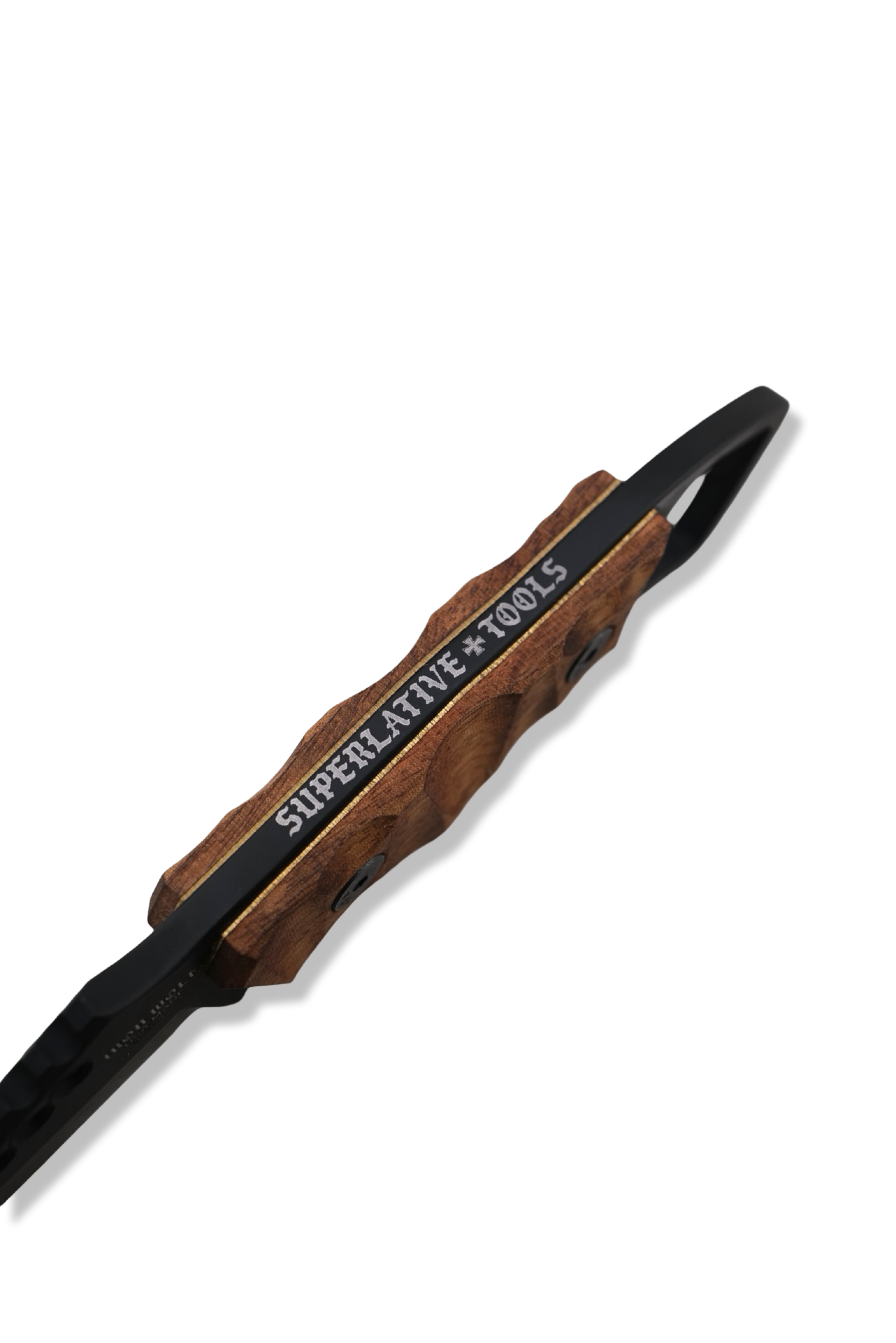 RPM Iron Wolf Custom 1/1 - Black Cerakote / Leopard Wood w/ Brass Liner / Leather Sheath Included