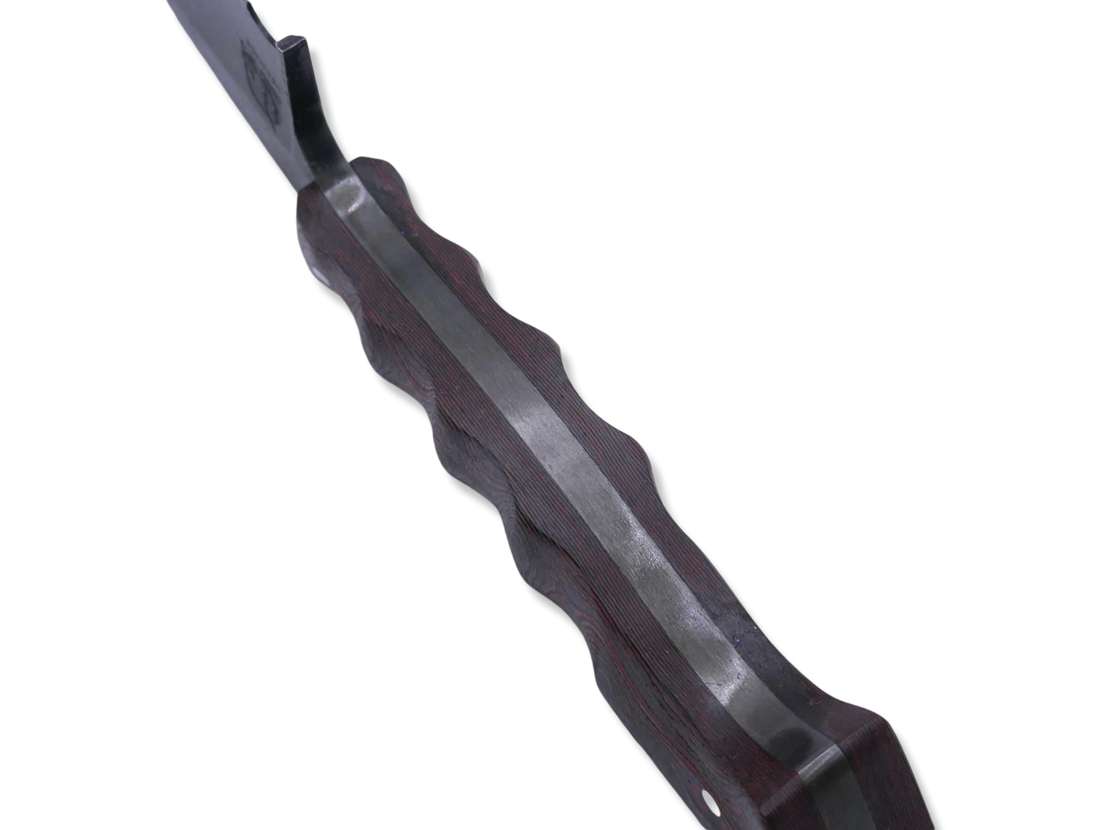 Reaper Custom 1 of 1 - Harpoon Grind / Dark Stonewash / Full Camo Carbon Handle