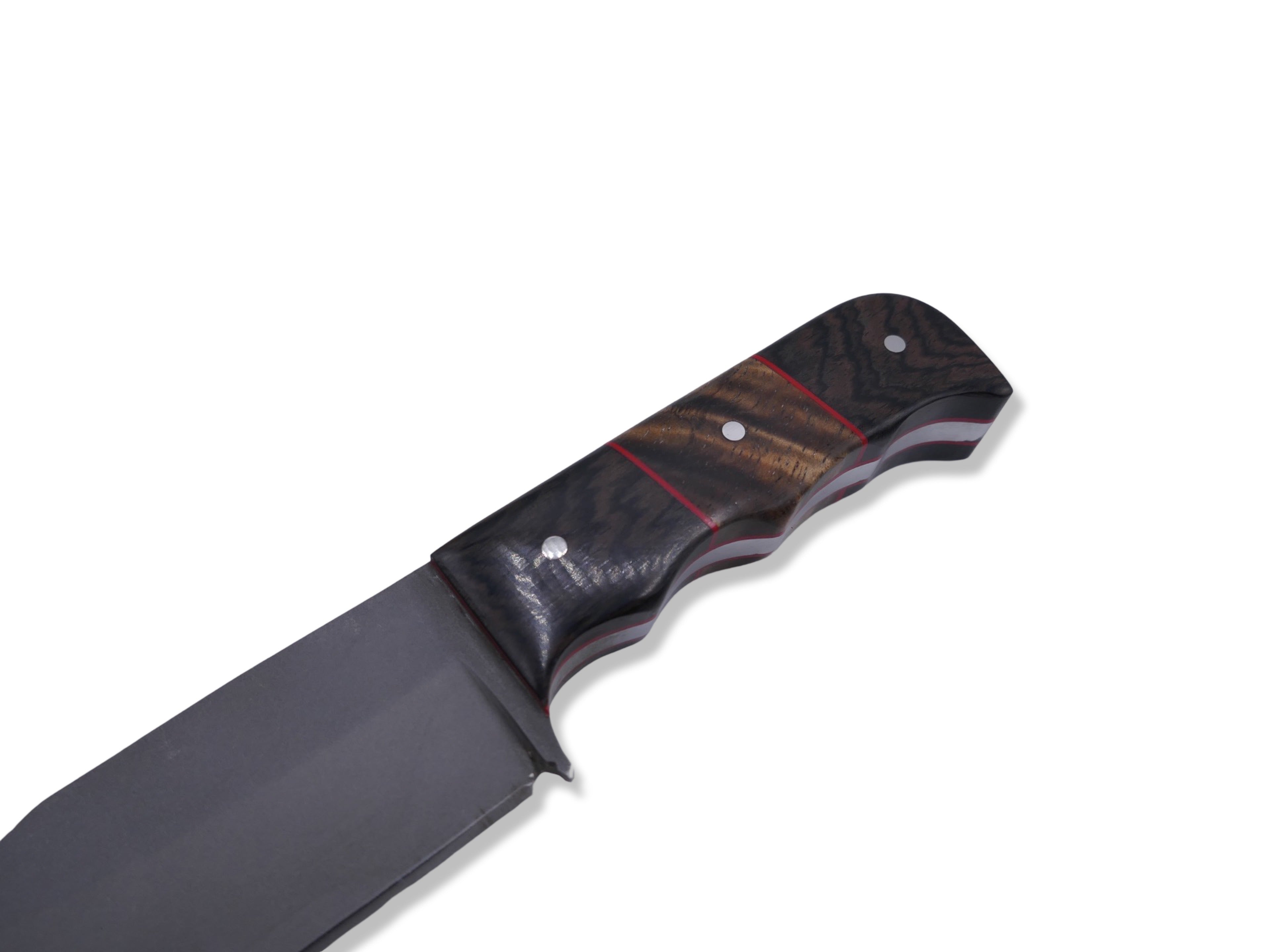 MINI SLAYER - CocoBolo / Hawaiian Koa Inlay / Red G-10 Liner