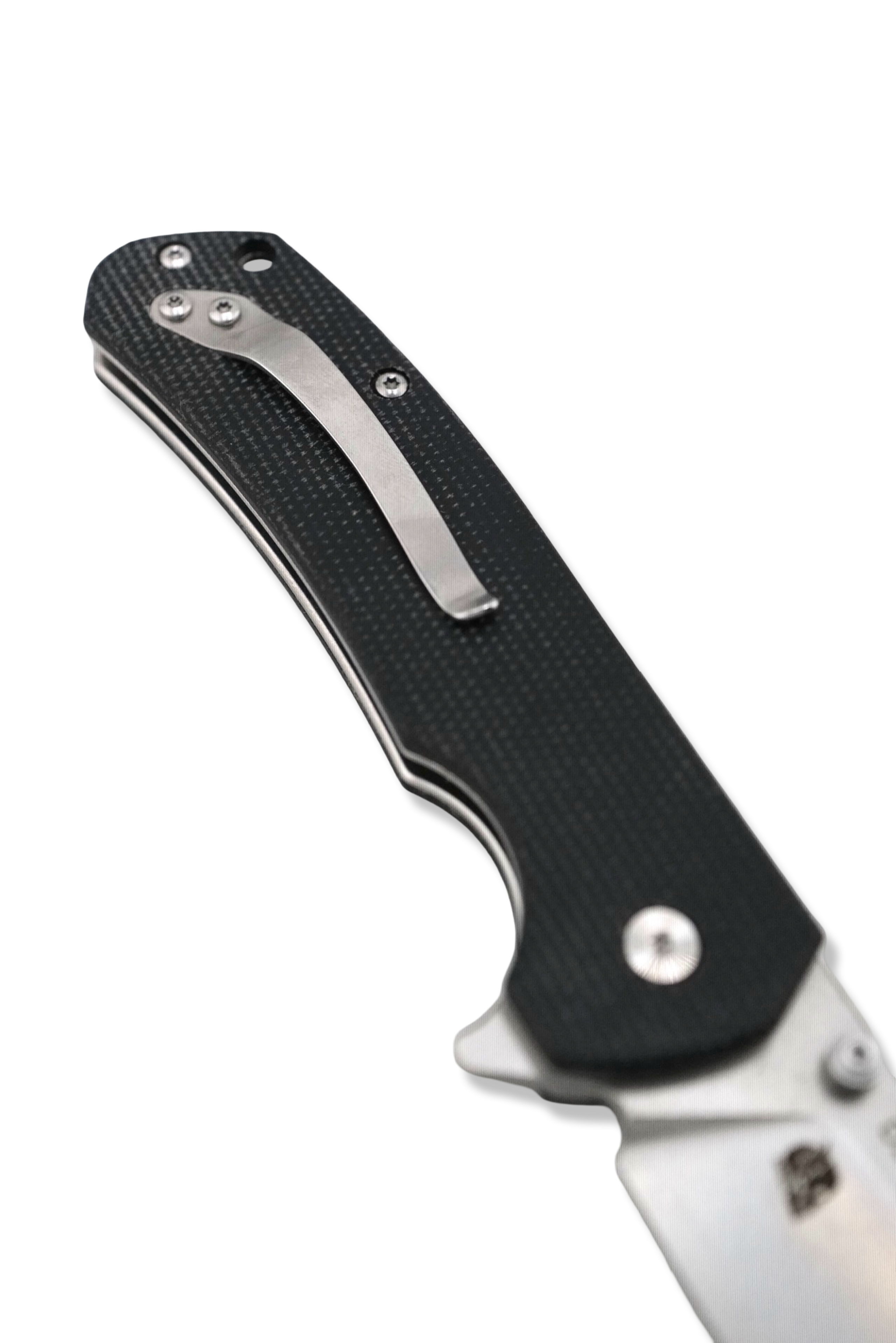 Q7 Flipper Folder - Black G-10 Handle / Stonewash Blade