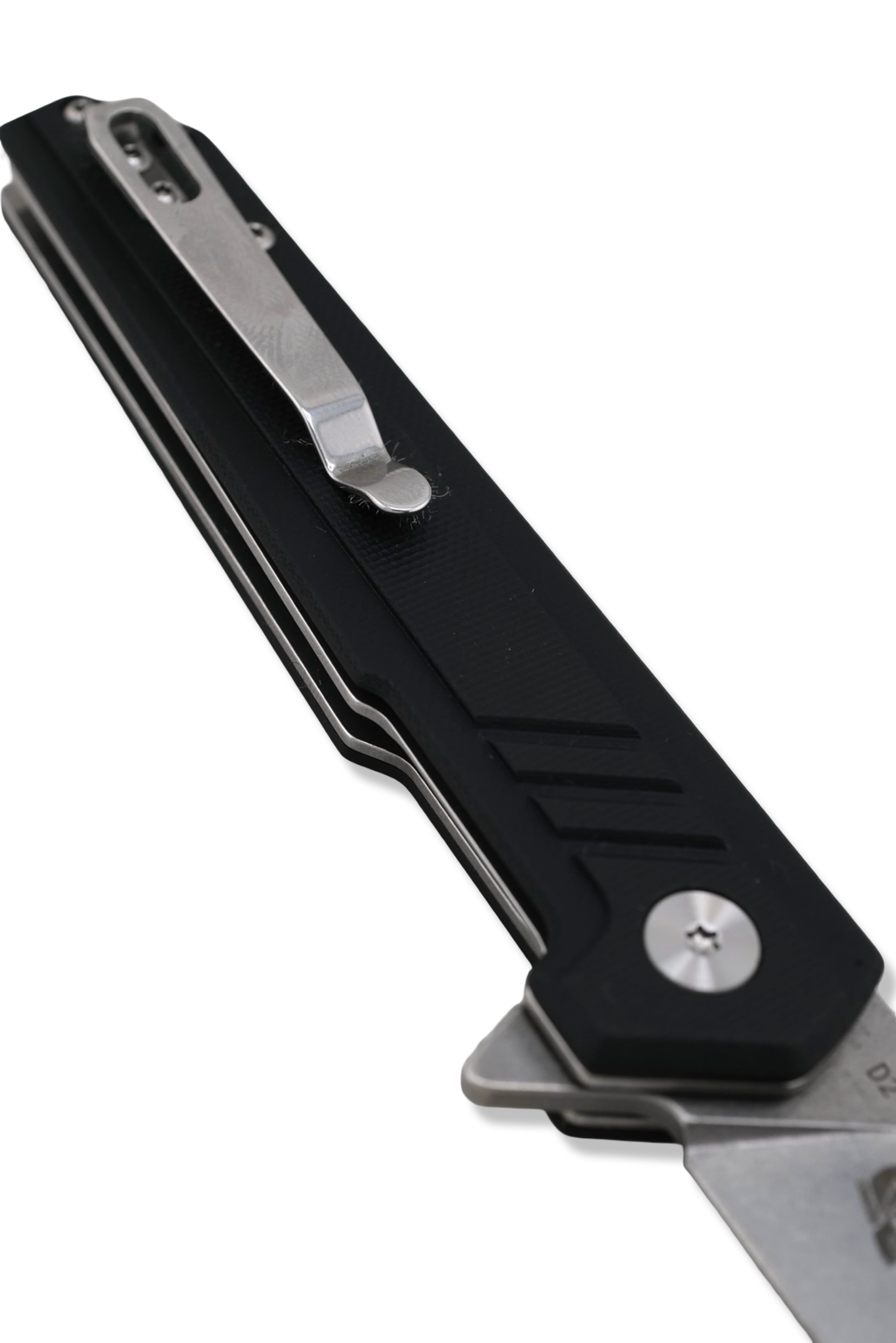 STRYKER Folder - Black G-10 Handle / Stonewash