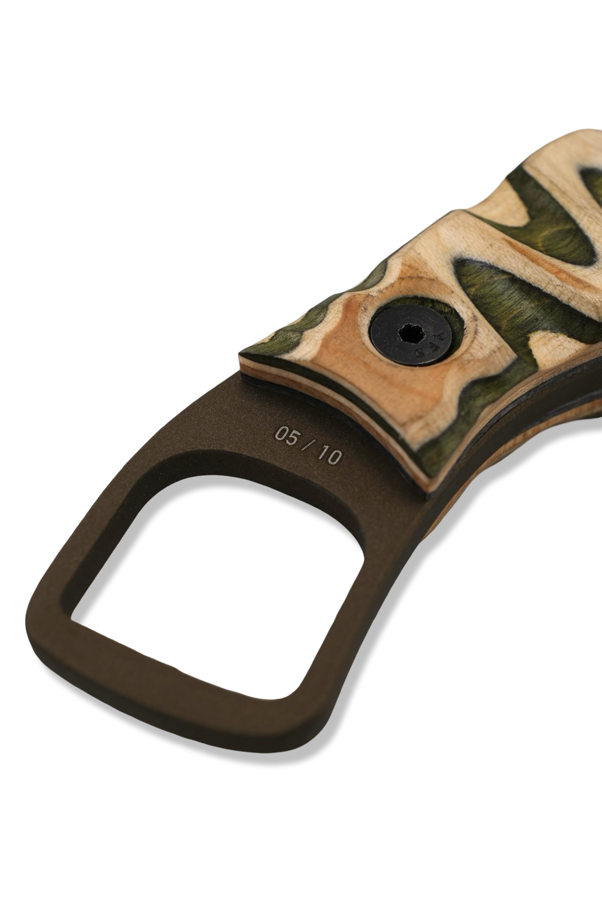 RPM Iron Wolf “ CHRIS COLE EDITION “ ROSE LOGO 1 OF 1 - Burnt Bronze Cerakote / Chris Cole Skateboard Handle / Leather Sheath Included
