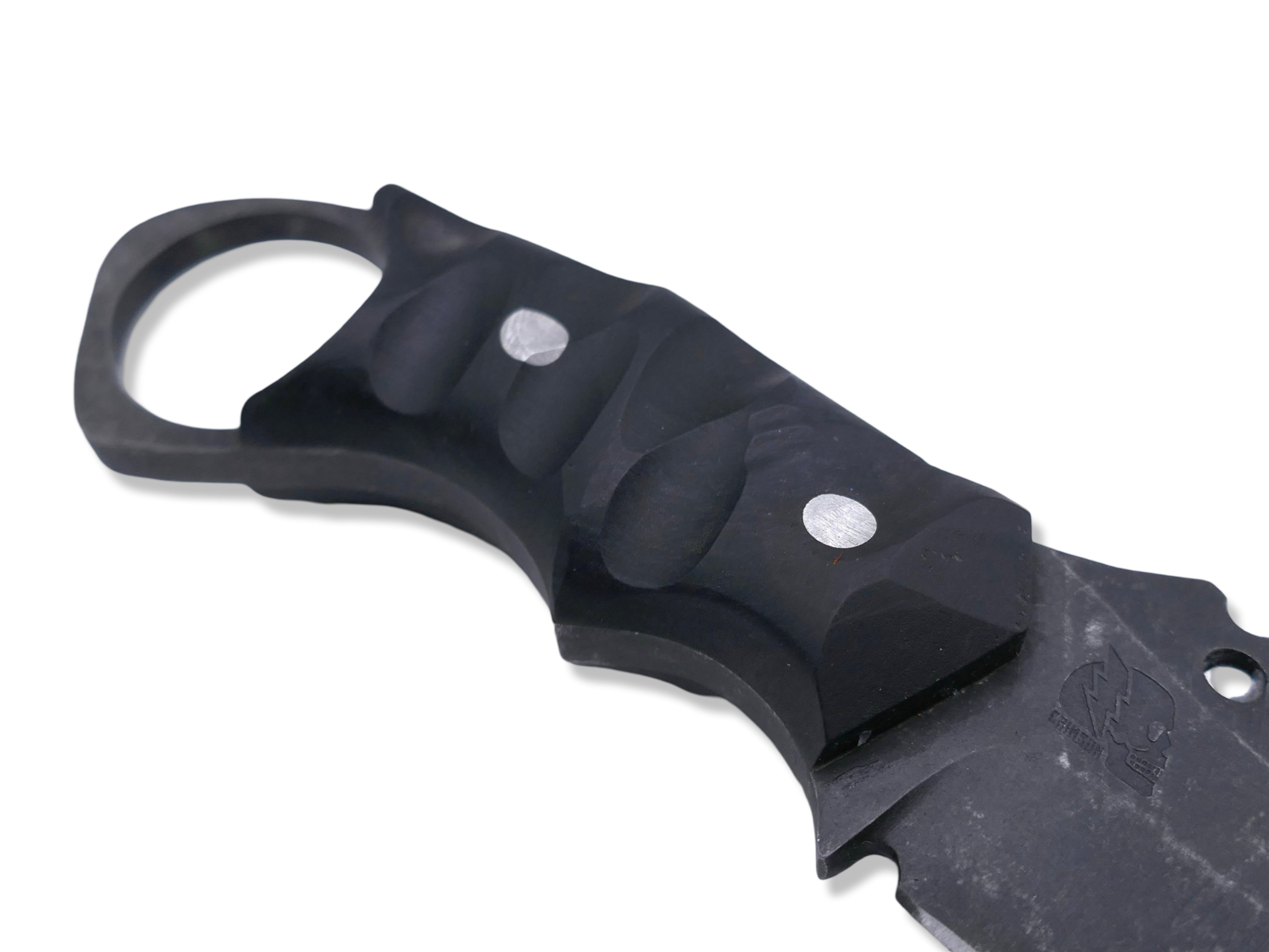 IRON WOLF - Dark Stonewash / Alumalite Black Handle