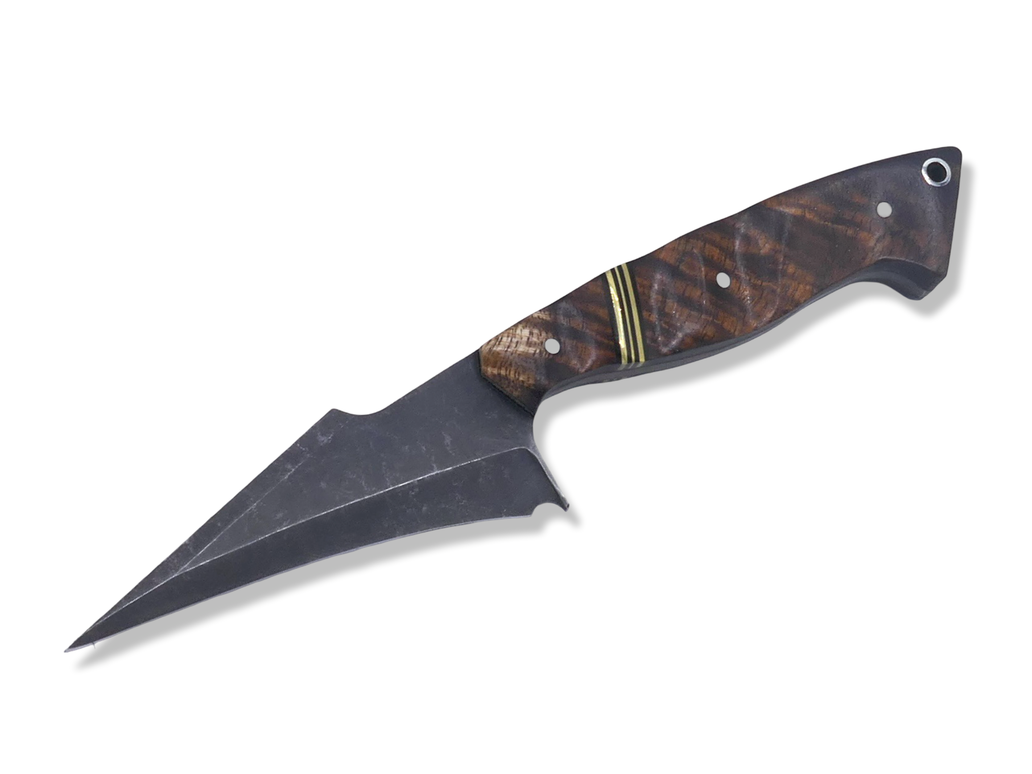 Kreaper Custom 1 of 1 - Hawaiian Koa / Triple Brass Split