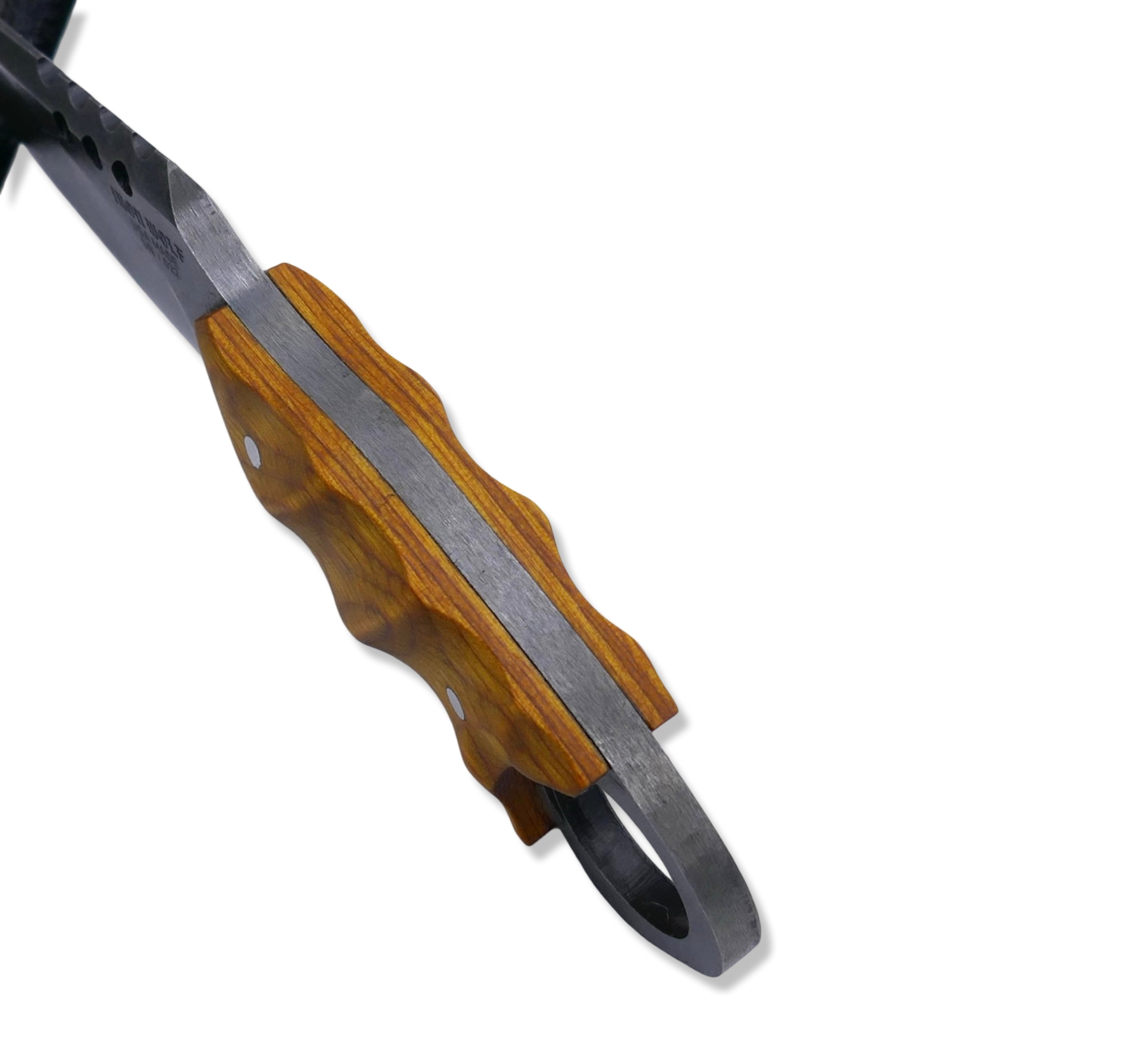 IRON WOLF - Dark Stonewash / Dymalux Lemonwood Handle