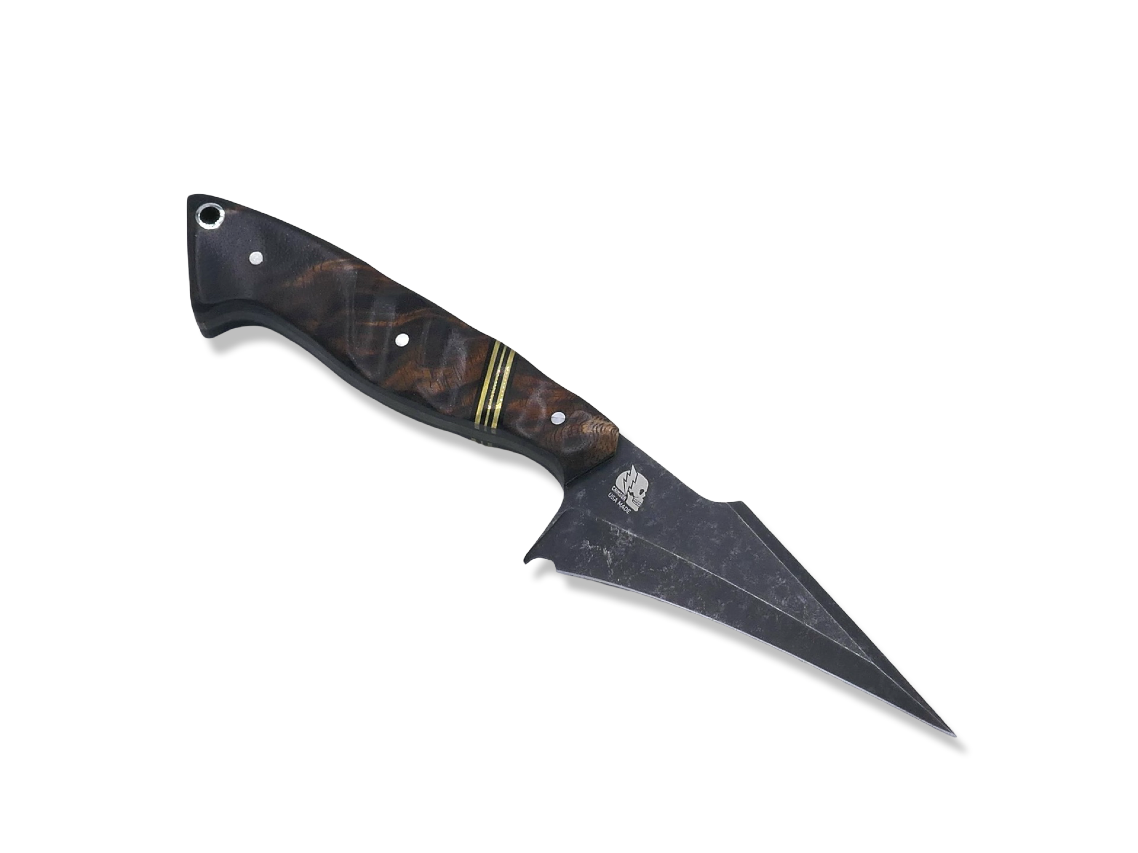 Kreaper Custom 1 of 1 - Hawaiian Koa / Triple Brass Split