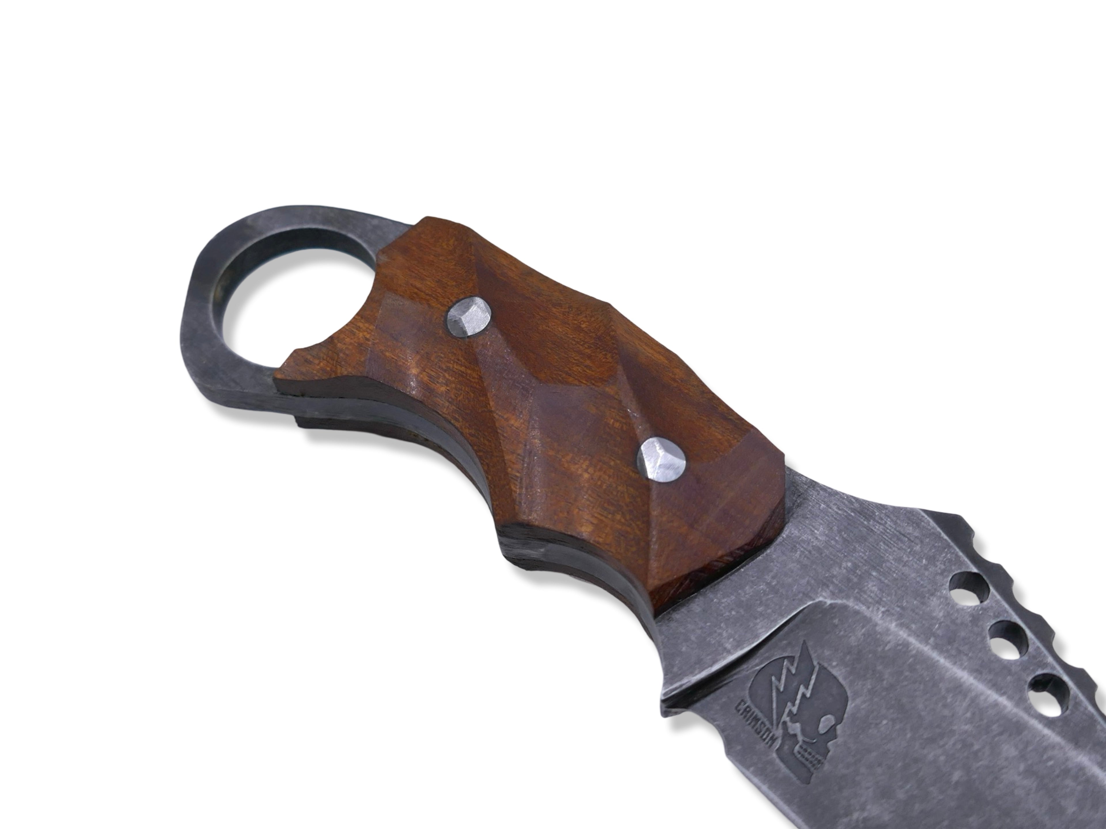IRON WOLF - Dark Stonewash / Ironwood Handle