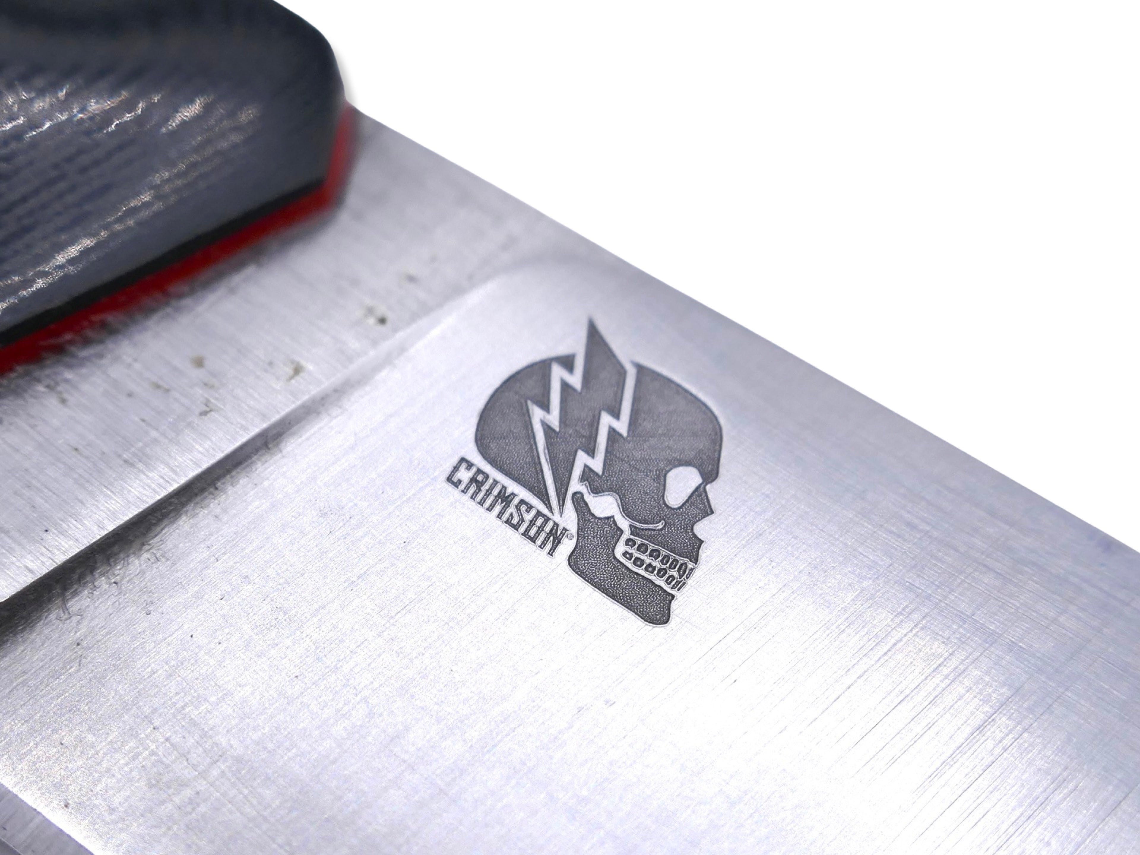 Slayer Mini - Satin / Black G-10 / Red G-10 Liner