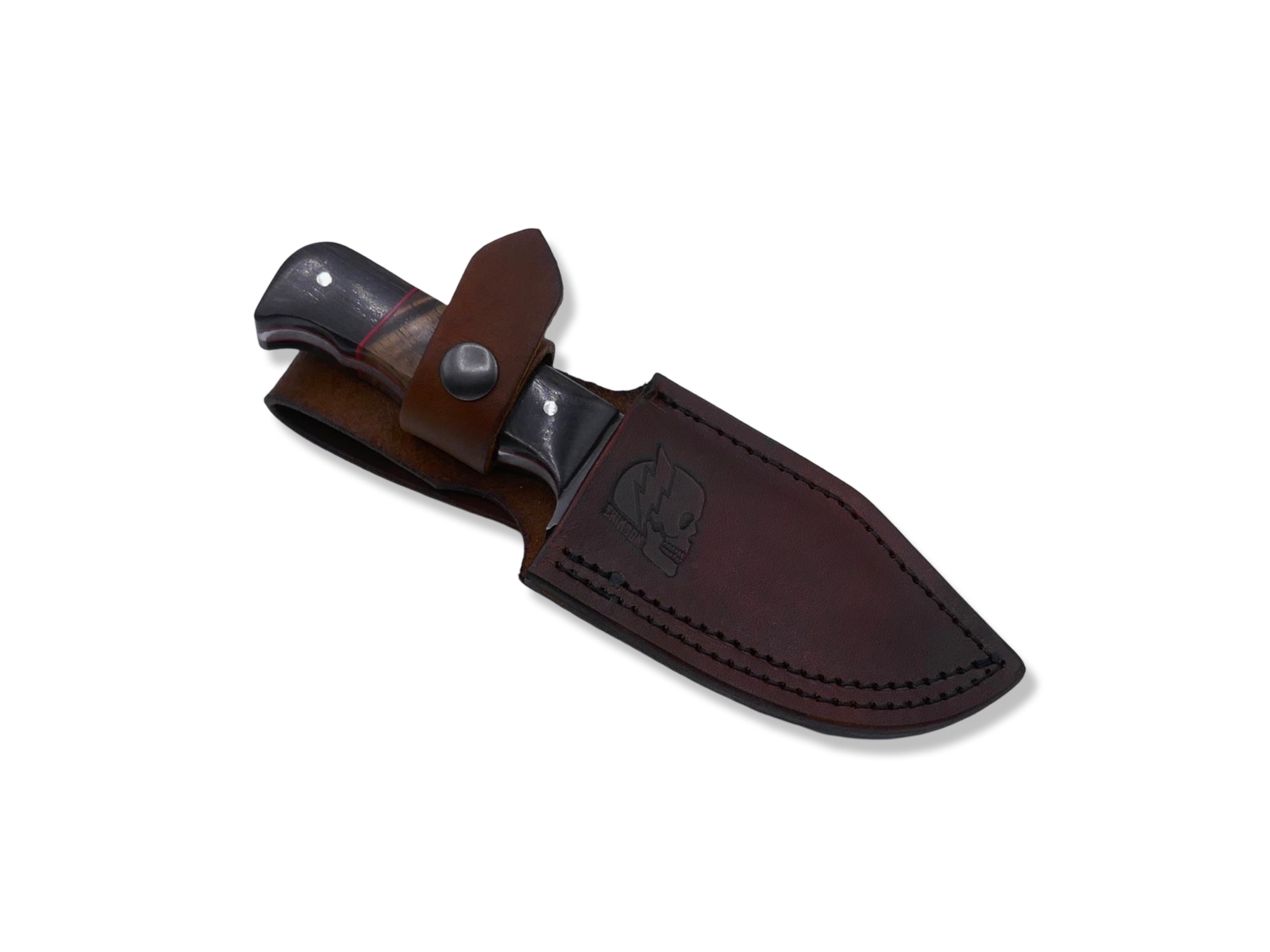 MINI SLAYER - CocoBolo / Hawaiian Koa Inlay / Red G-10 Liner