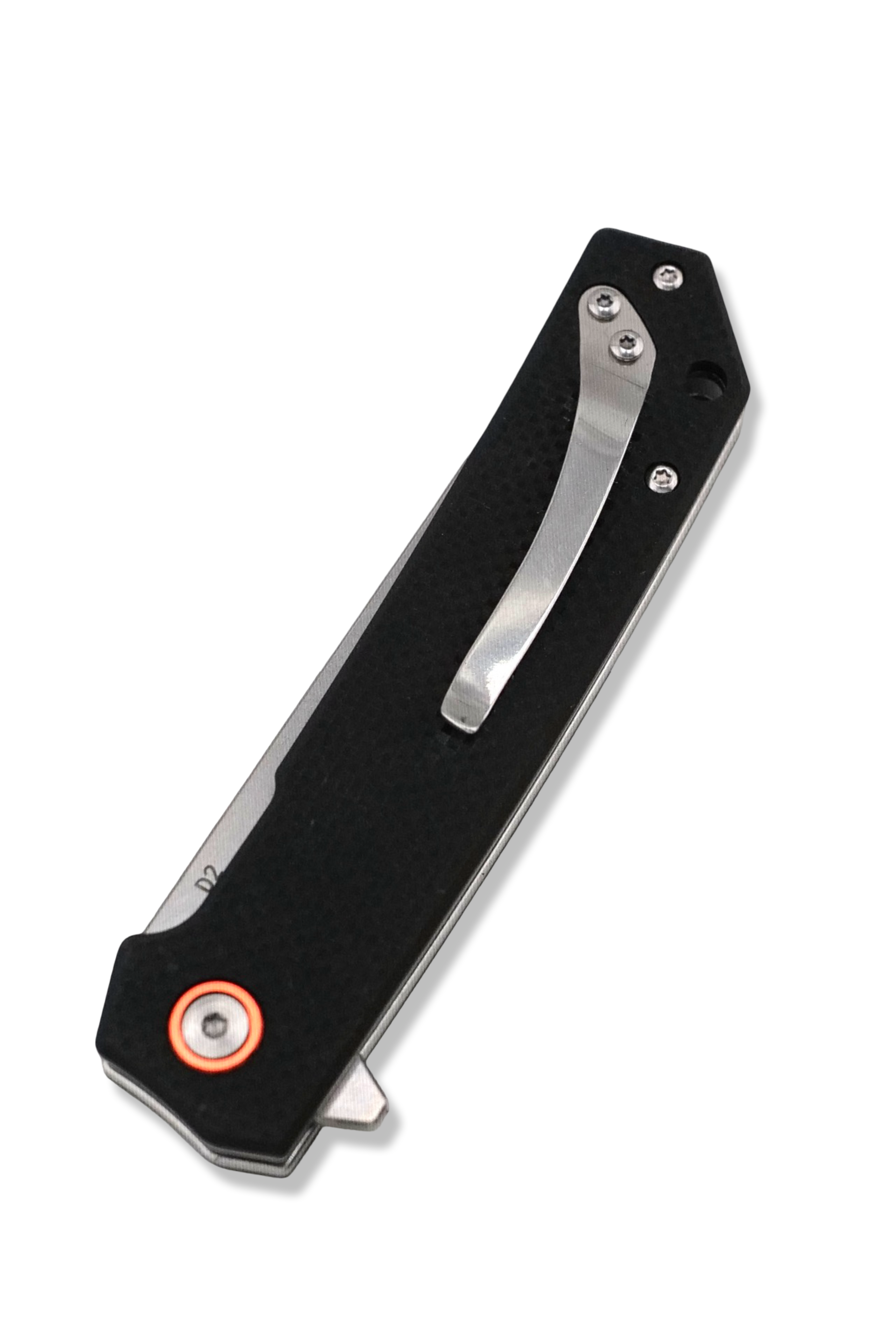 P1 Tanto - Black Textured G-10 Handle / Stonewash Blade