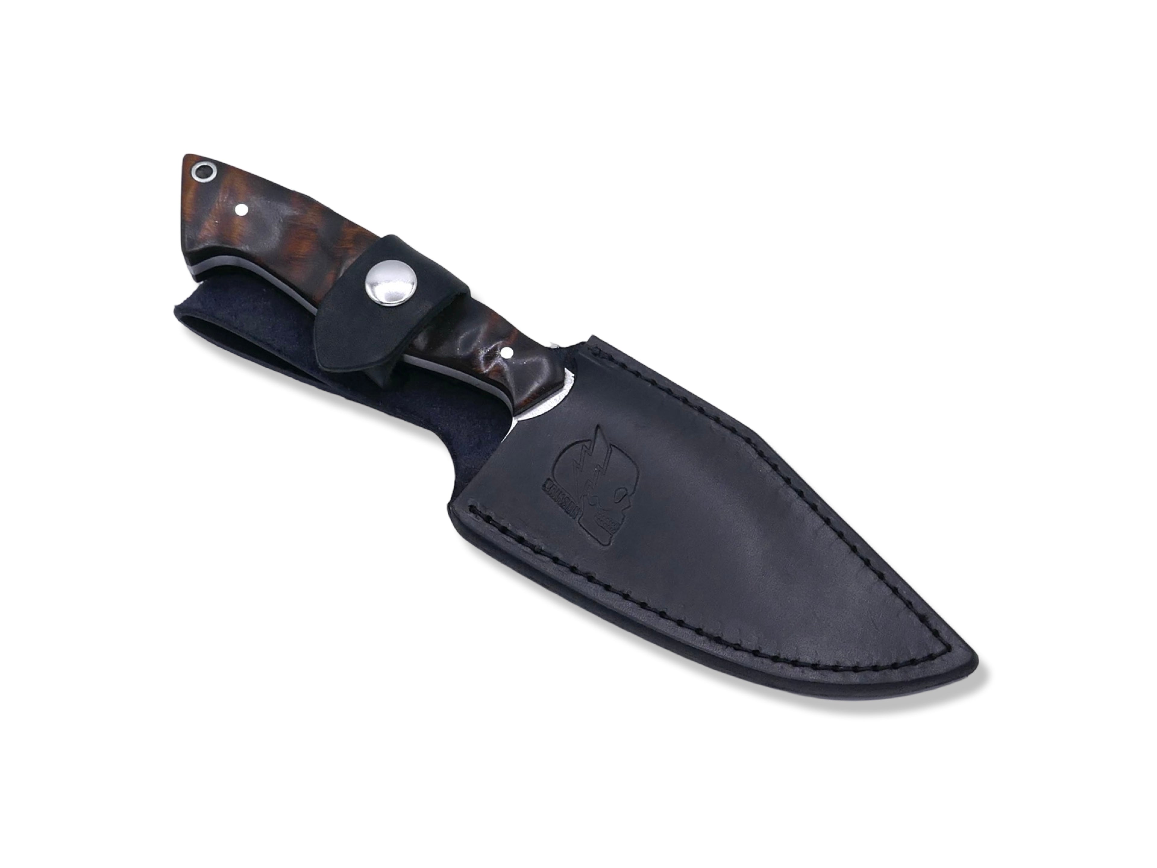 Reaper Custom 1 of 1 - Satin Finish / Hawaiian koa Handle / Black G-10 Liner