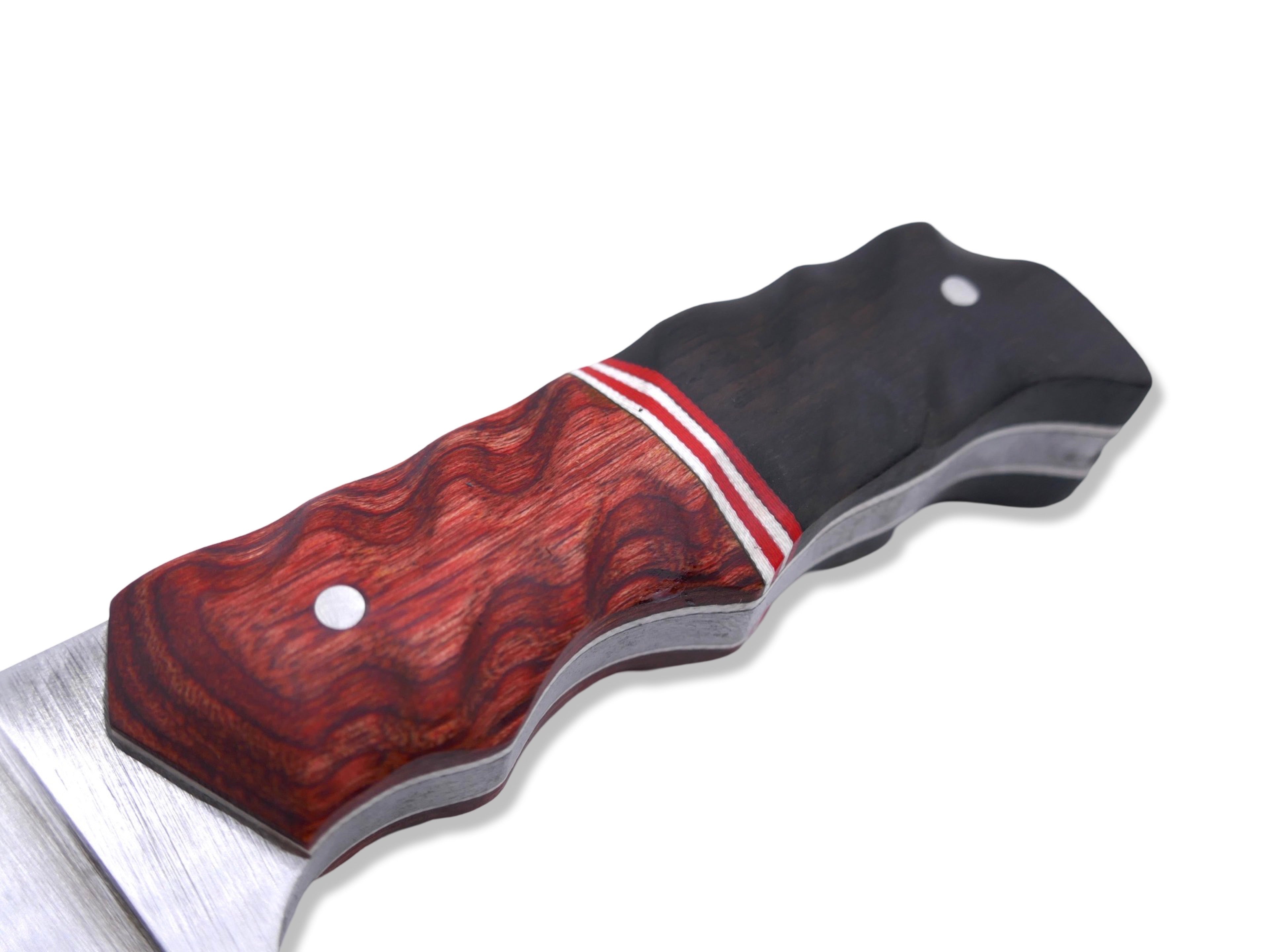 Slayer Mini - Satin / Rosewood / Red and White G-10 Inlay / Ebony / White G-10 Liner
