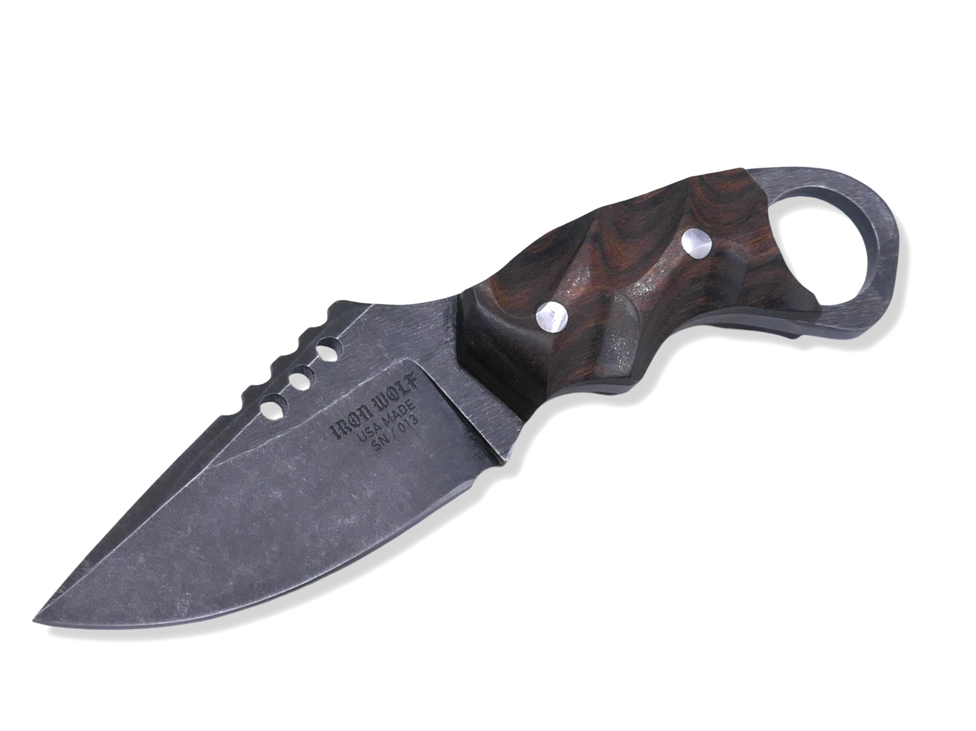 IRON WOLF - Dark Stonewash / Dymalux Handle