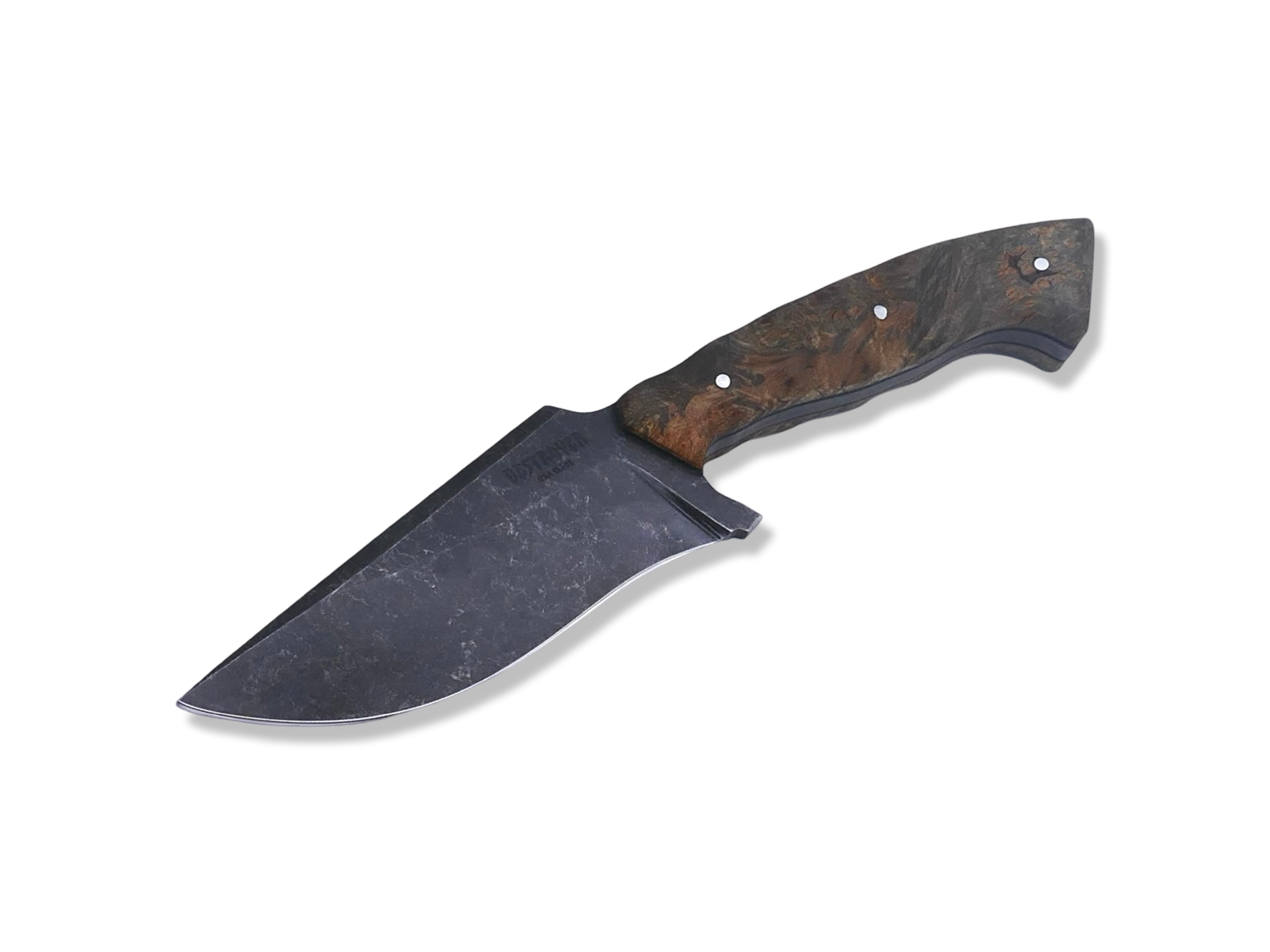 Destroyer - Dark Stonewash / Dyed Black Maple Burl