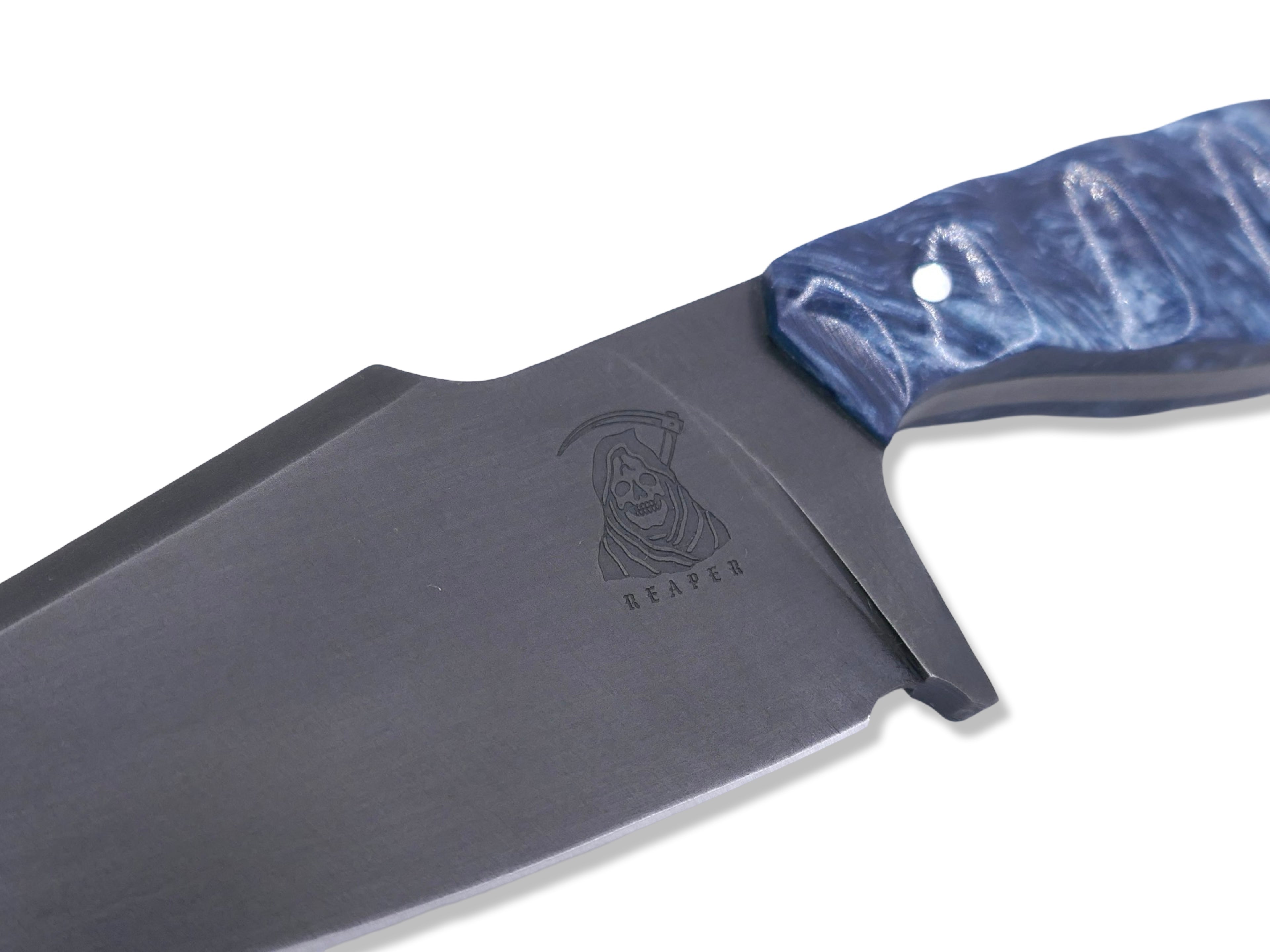 Reaper - Tungsten Finish / Blue Composite Handle