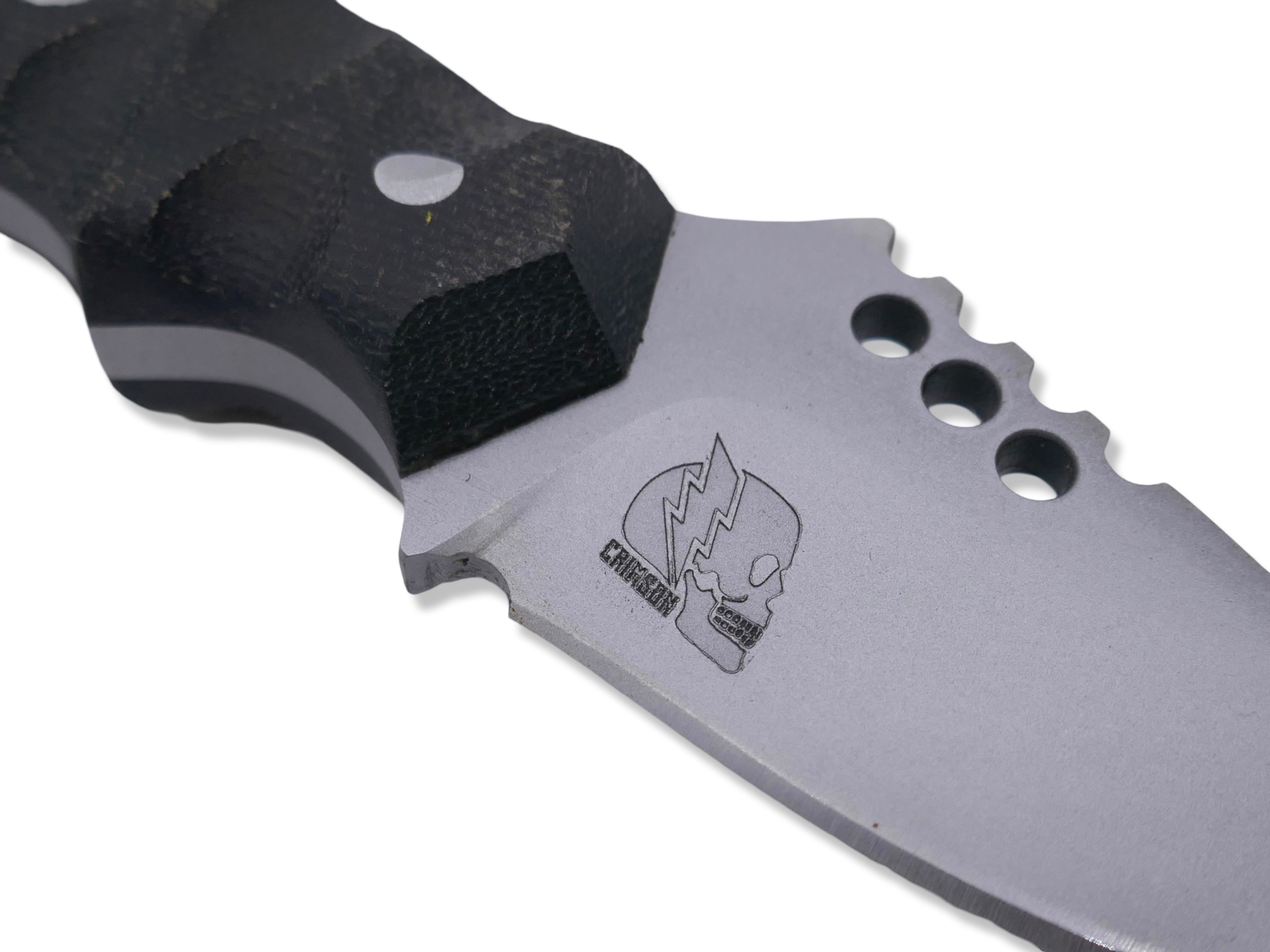 IRON WOLF - Black Micarta / Bead Blasted