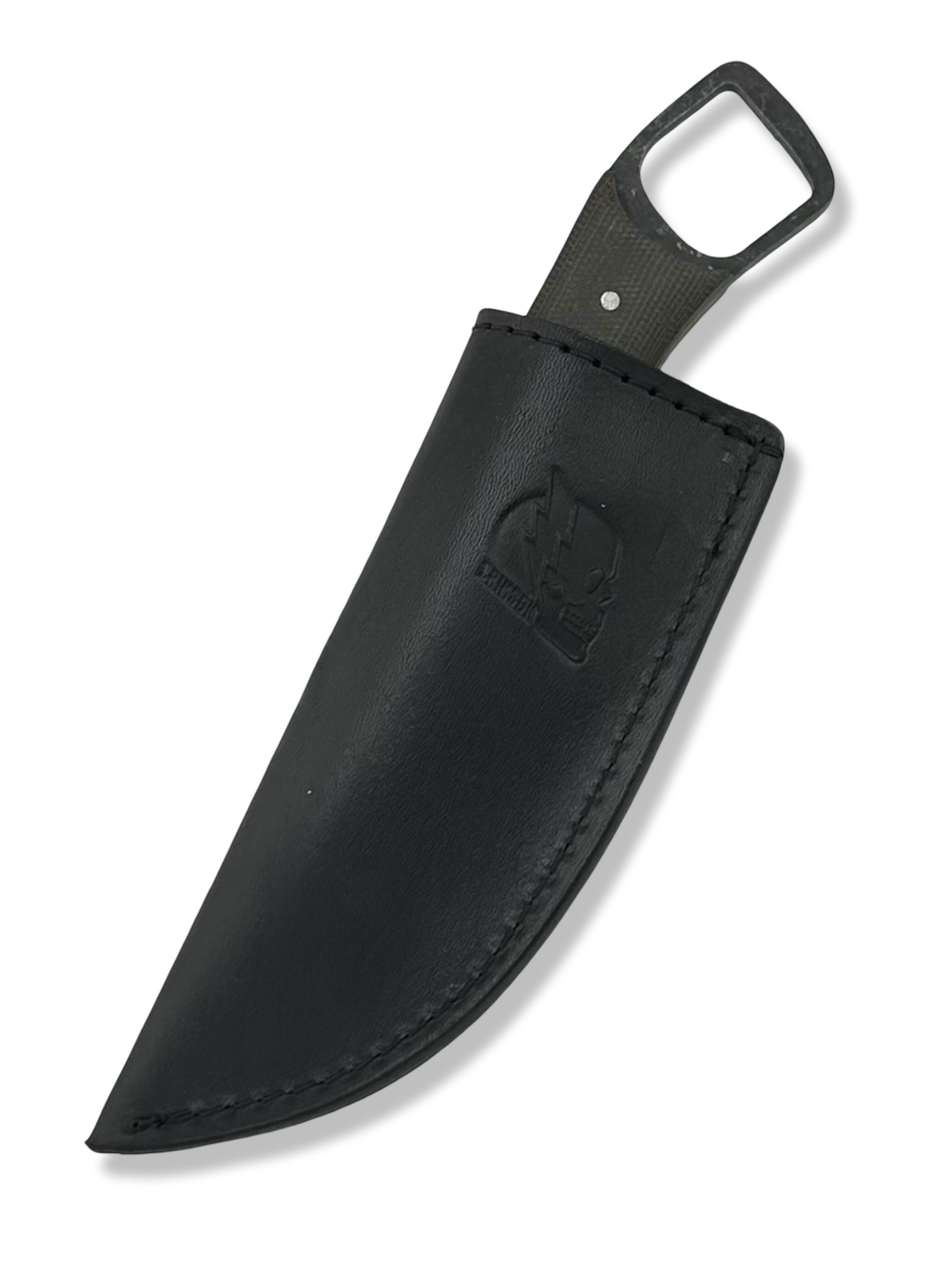 CUSTOM RPM Iron Wolf - Dark Stonewash / OD Green Micarta