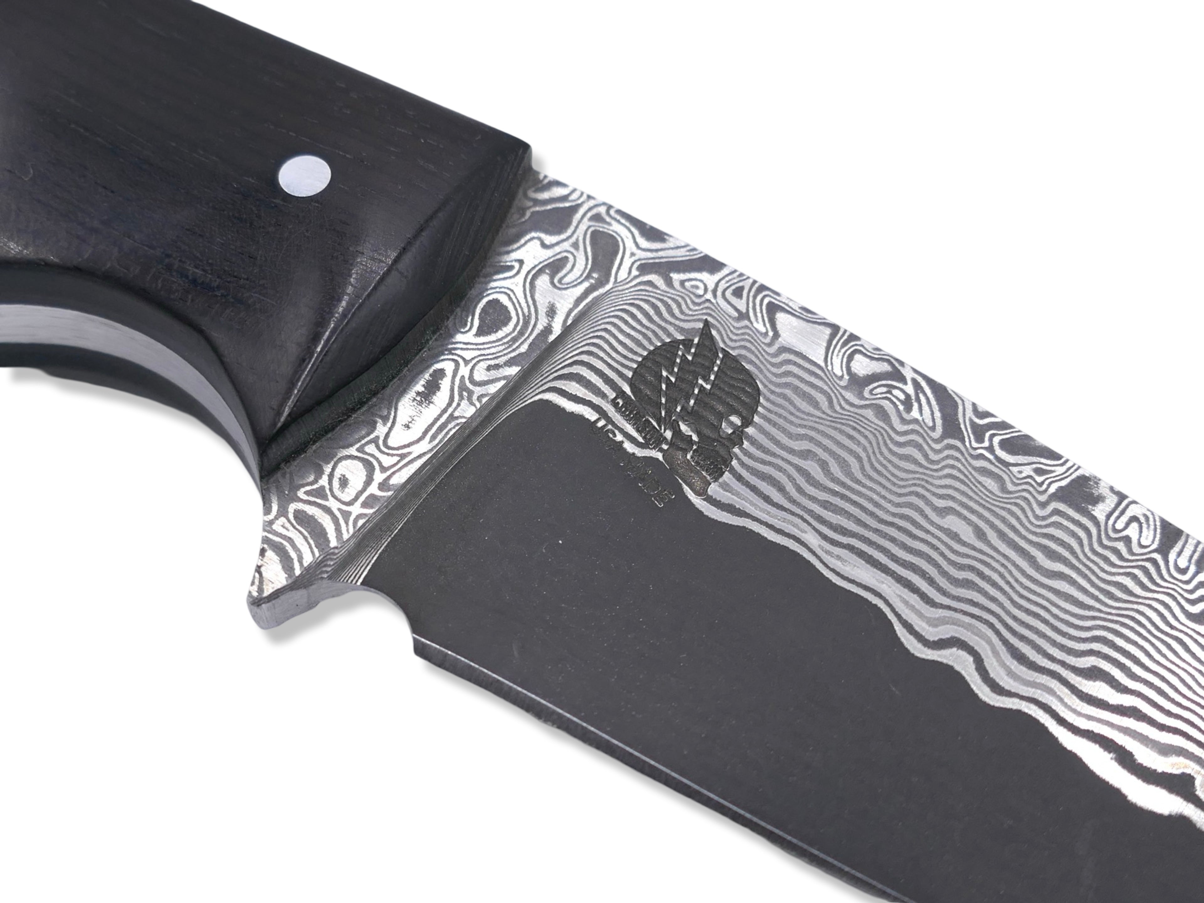 Daytona 1 of 1 Custom - Vegas Forge Stainless Damascus / African Blackwood Handle