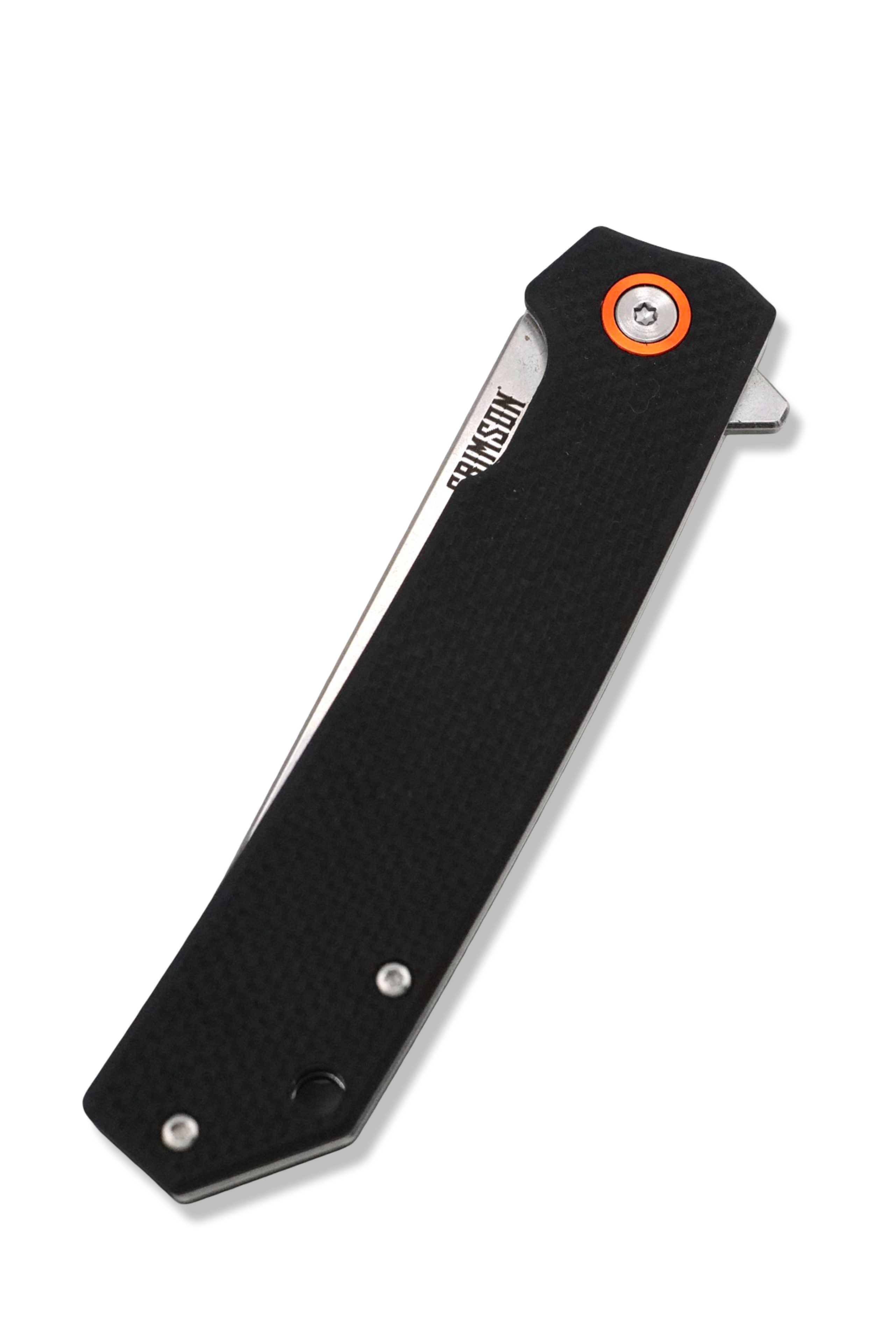 P1 Tanto - Black Textured G-10 Handle / Stonewash Blade