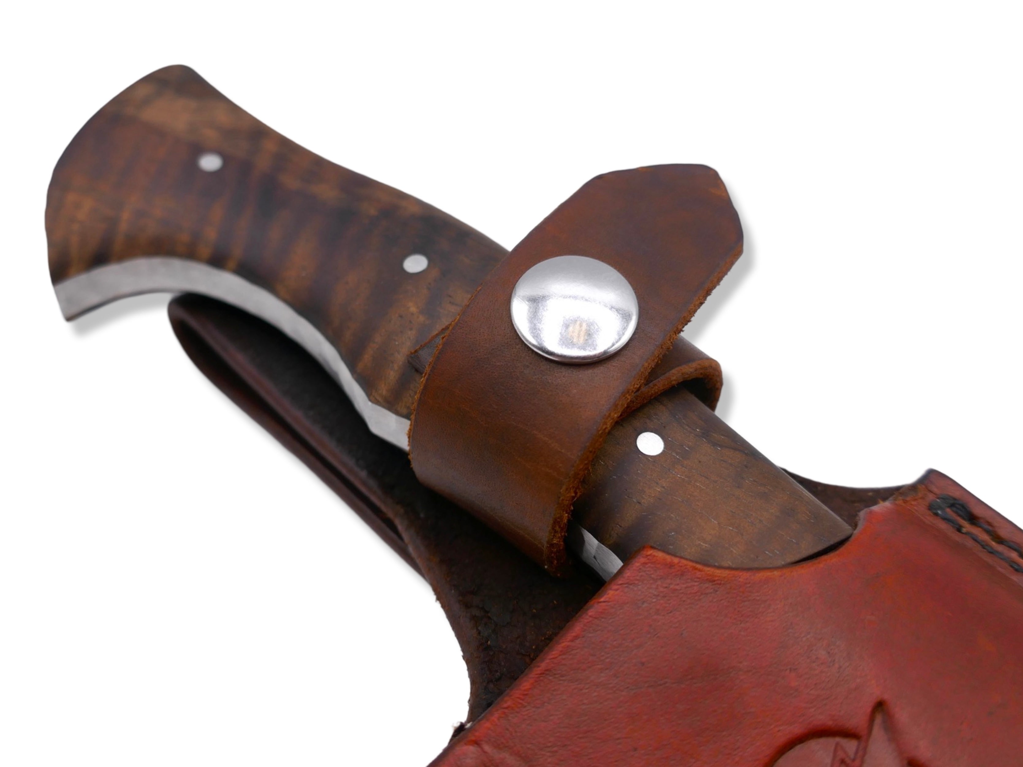 Thunder Bolt - Seth Lopez X Crimson Collab / Nitro V San Mai / Hawaiian Koa Handle / Rock Textured Spine