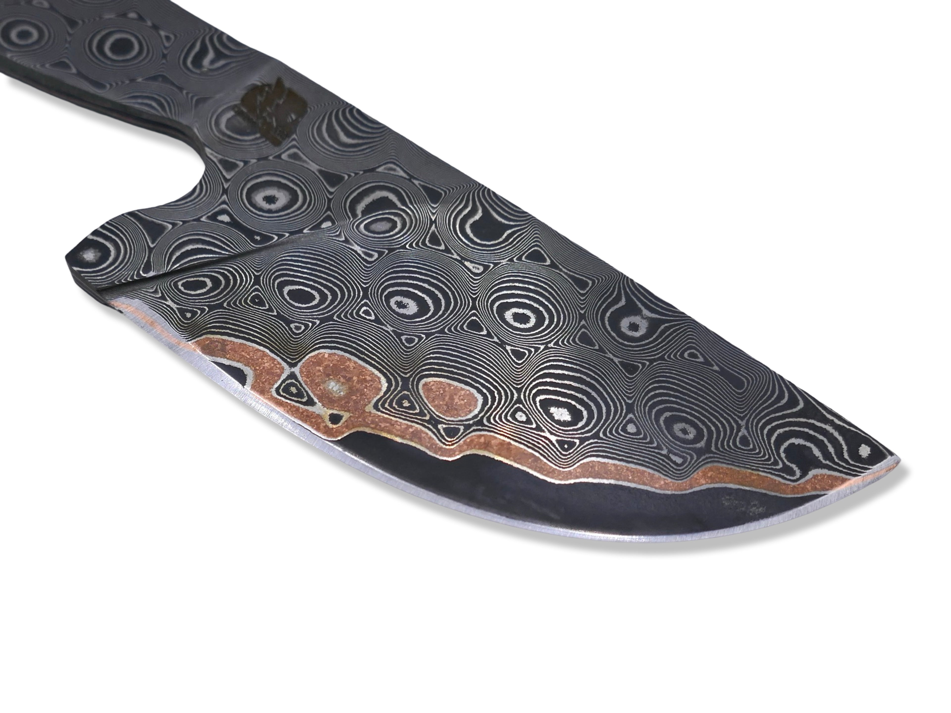 Mako x VEGAS FORGE - Copper San Mai Mini Drop Point Knife