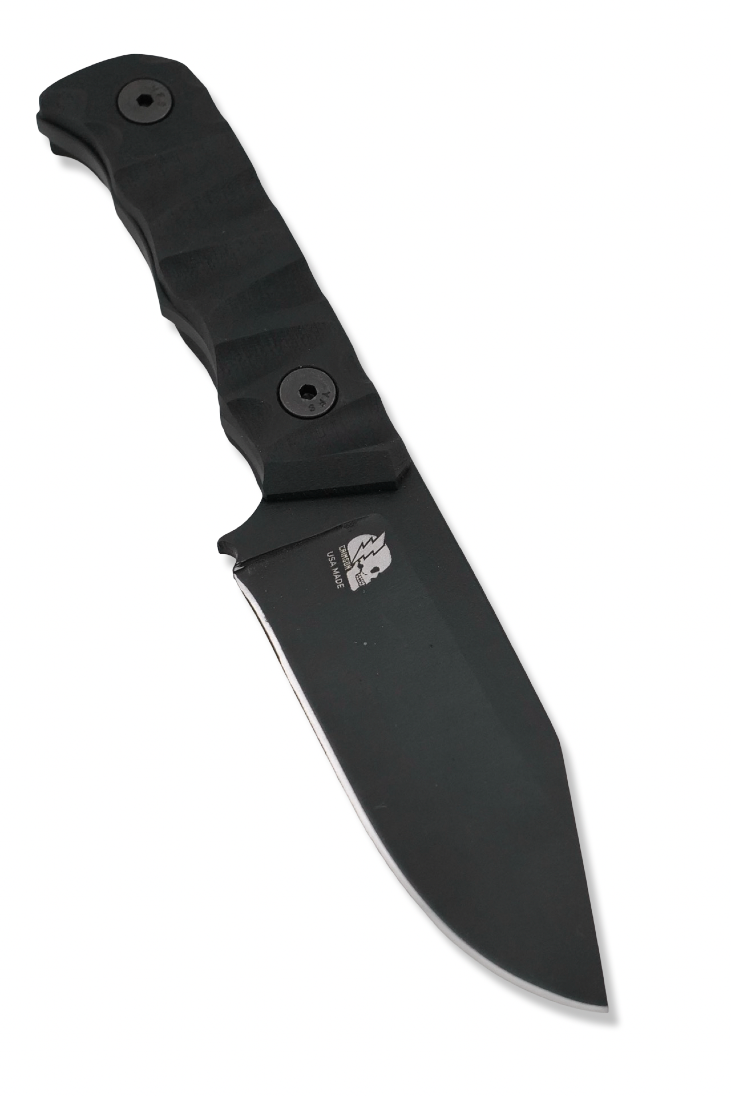 Slayer Mini - Black Cerakote / Black G-10 Handle / USA Made leather sheath included