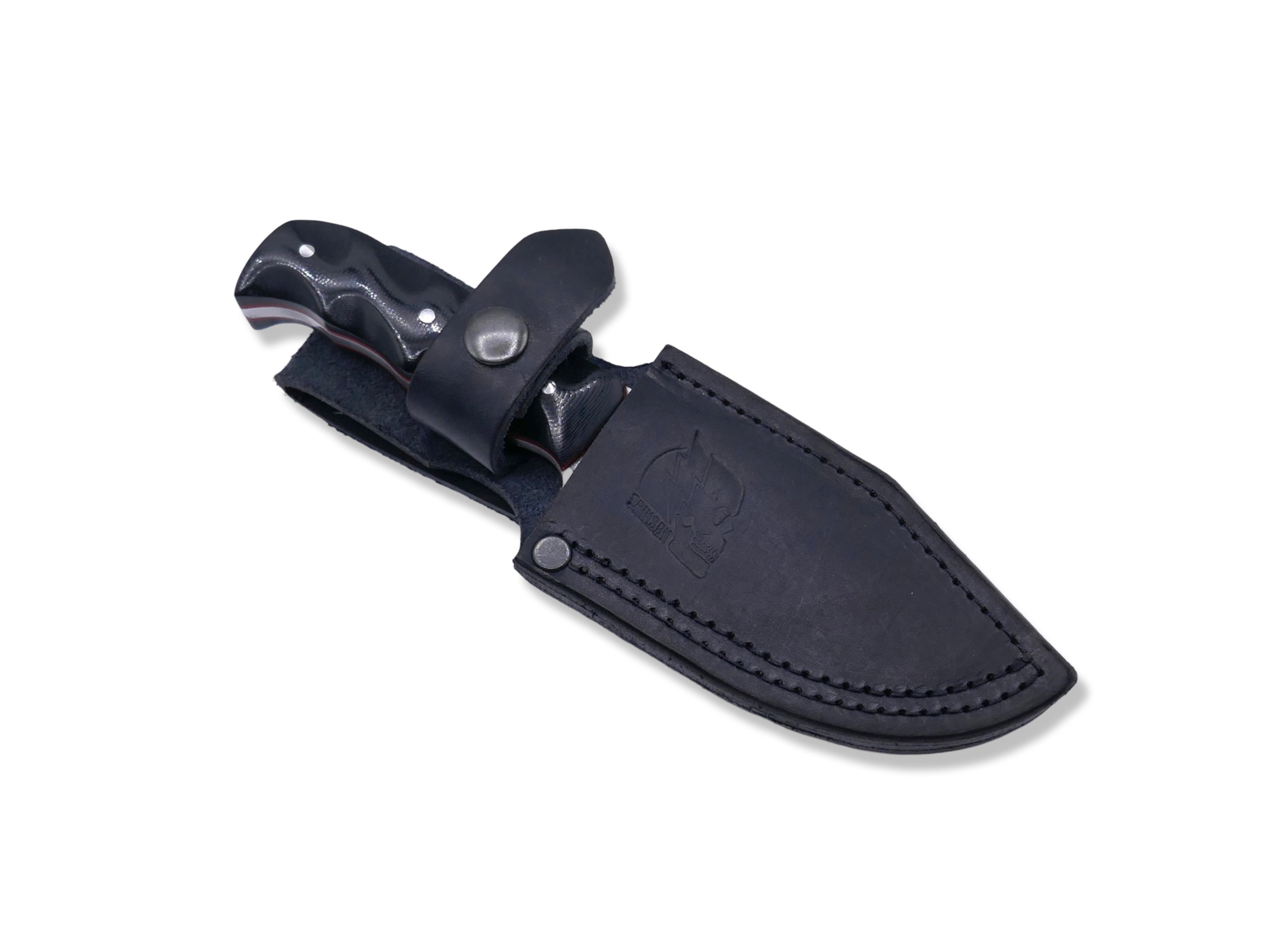 Slayer Mini - Satin / Black G-10 / Red G-10 Liner