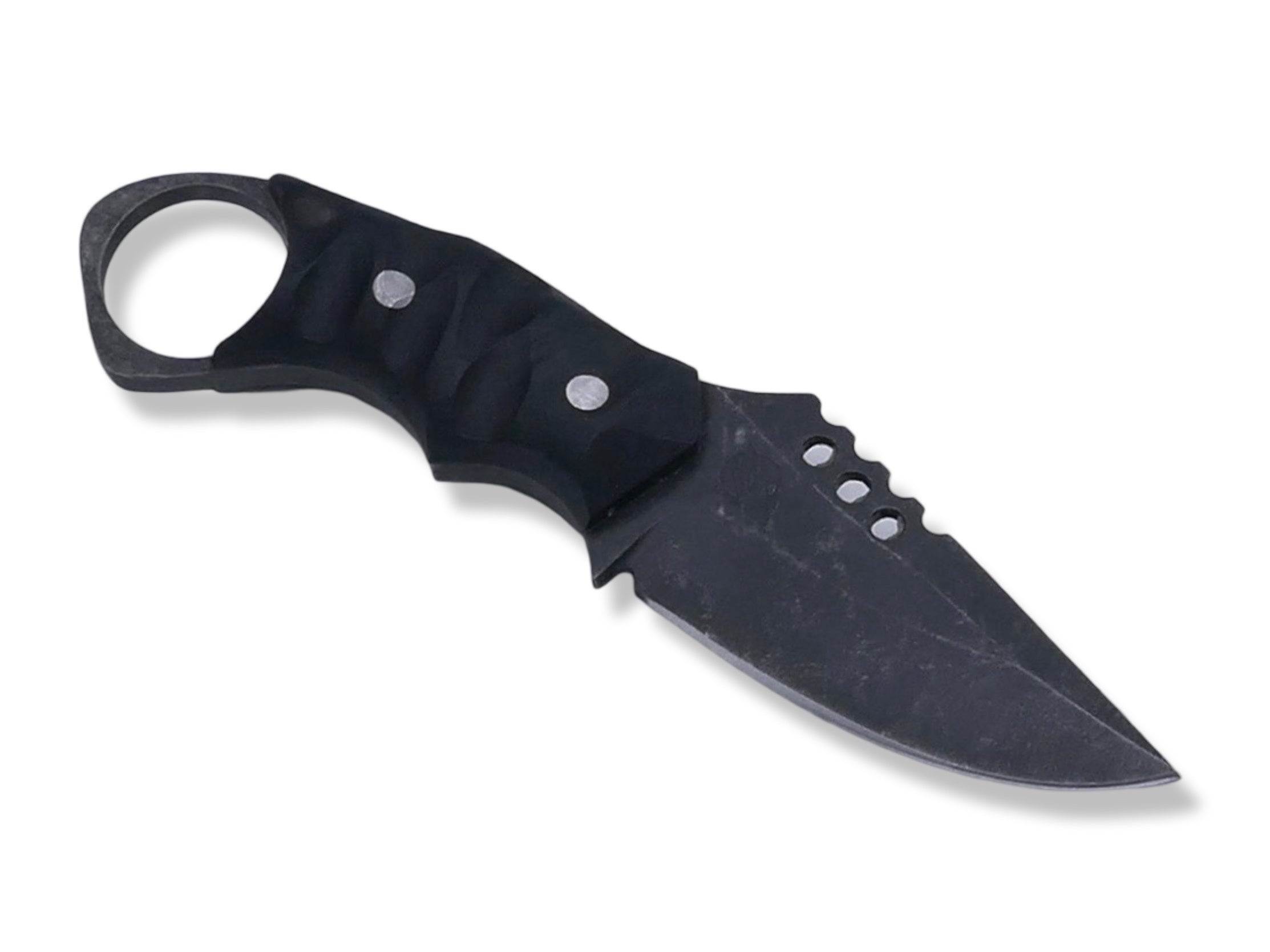 IRON WOLF - Dark Stonewash / Alumalite Black Handle