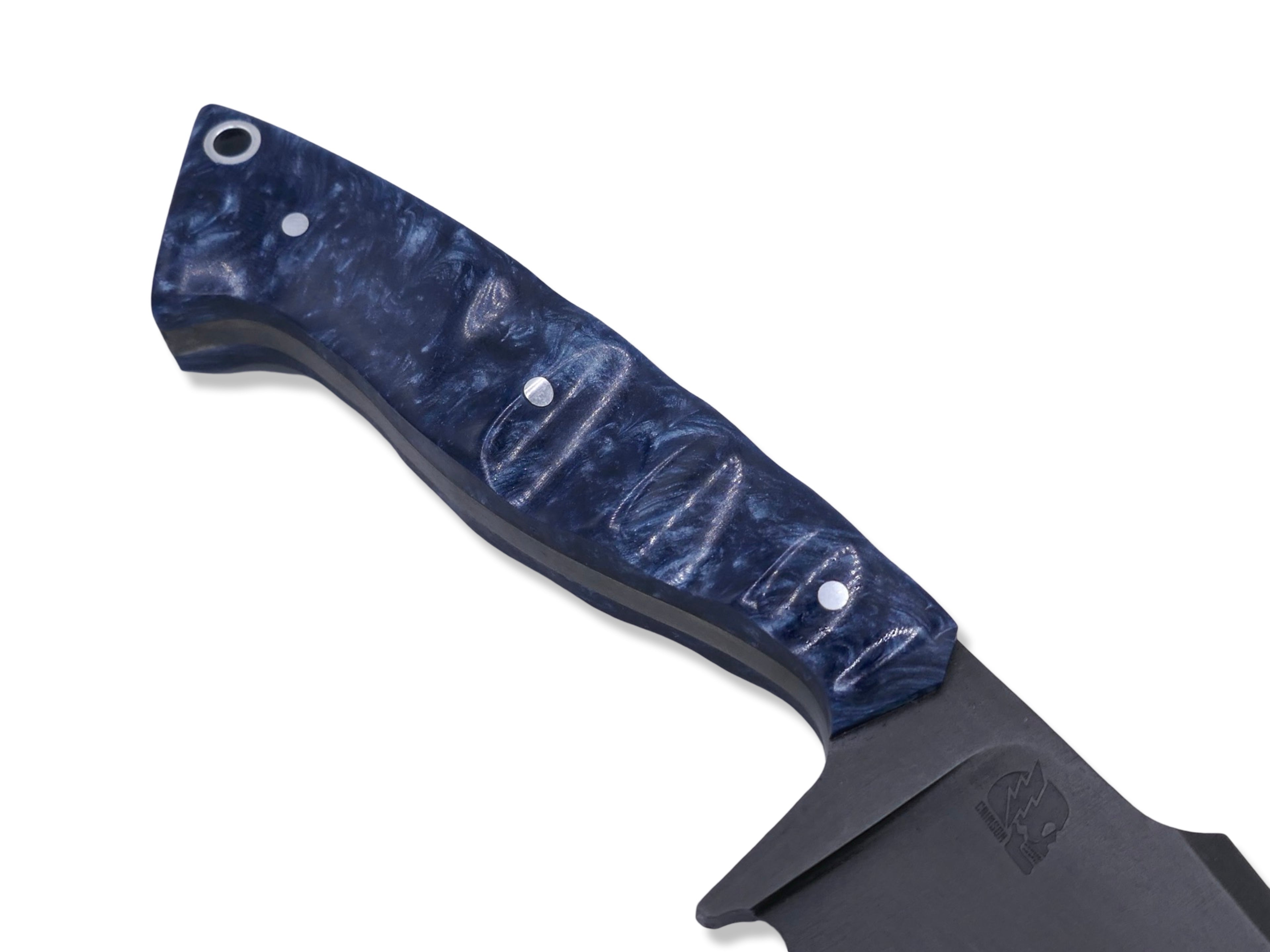Reaper - Tungsten Finish / Blue Composite Handle