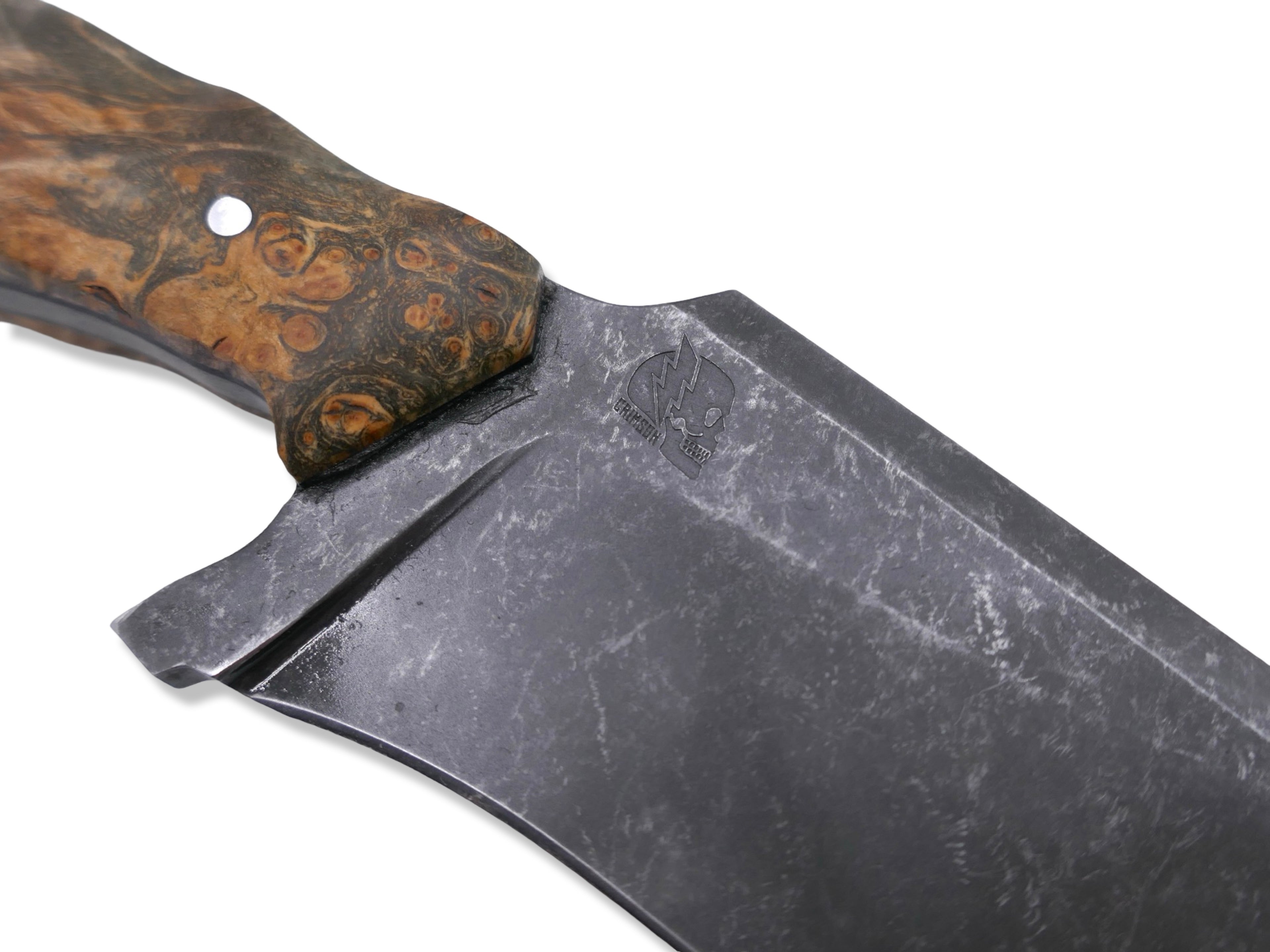 Destroyer - Dark Stonewash / Dyed Black Maple Burl