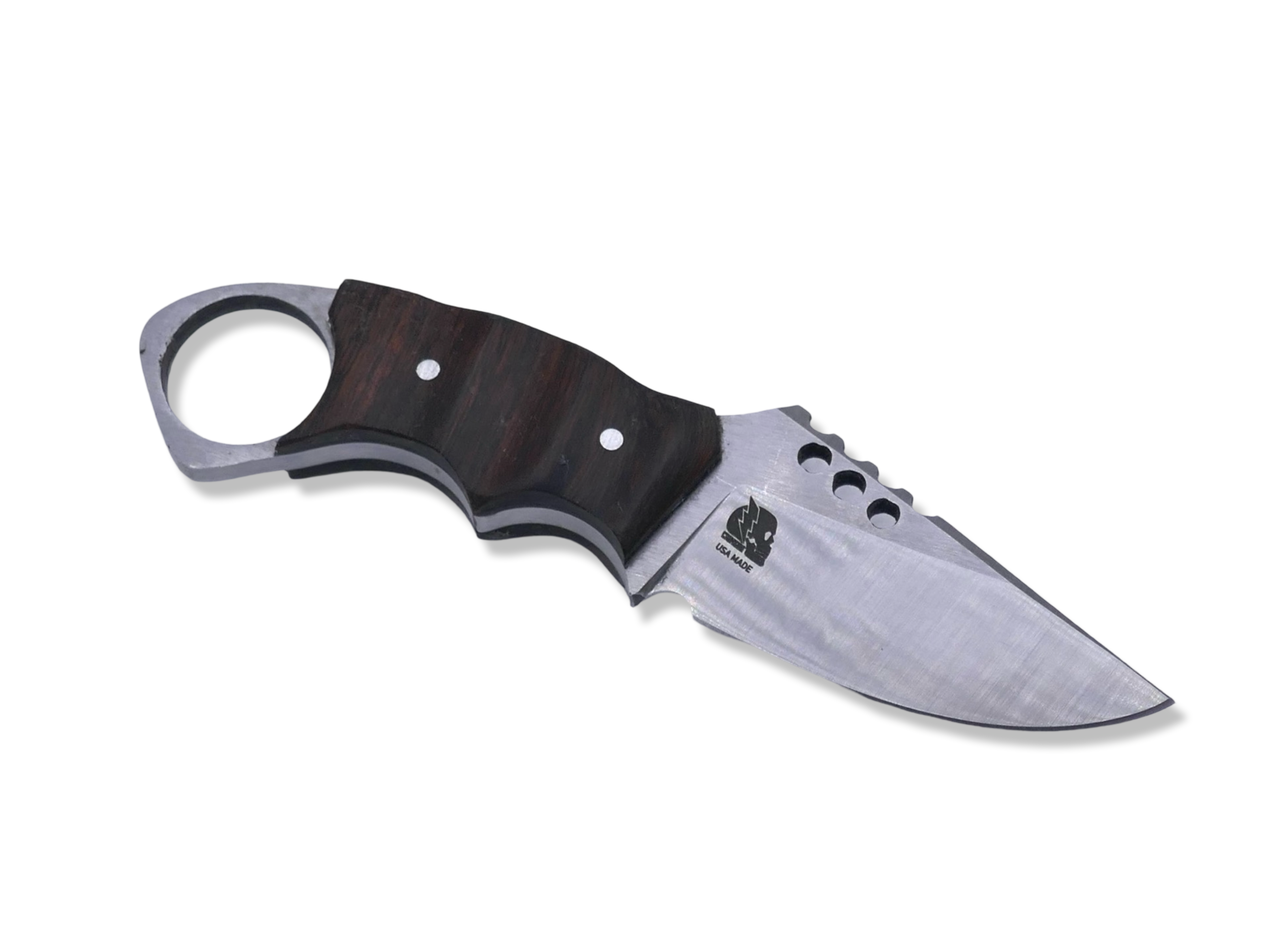 IRON WOLF Custom 1 of 1 - Satin Finish / Iron Wood Handle