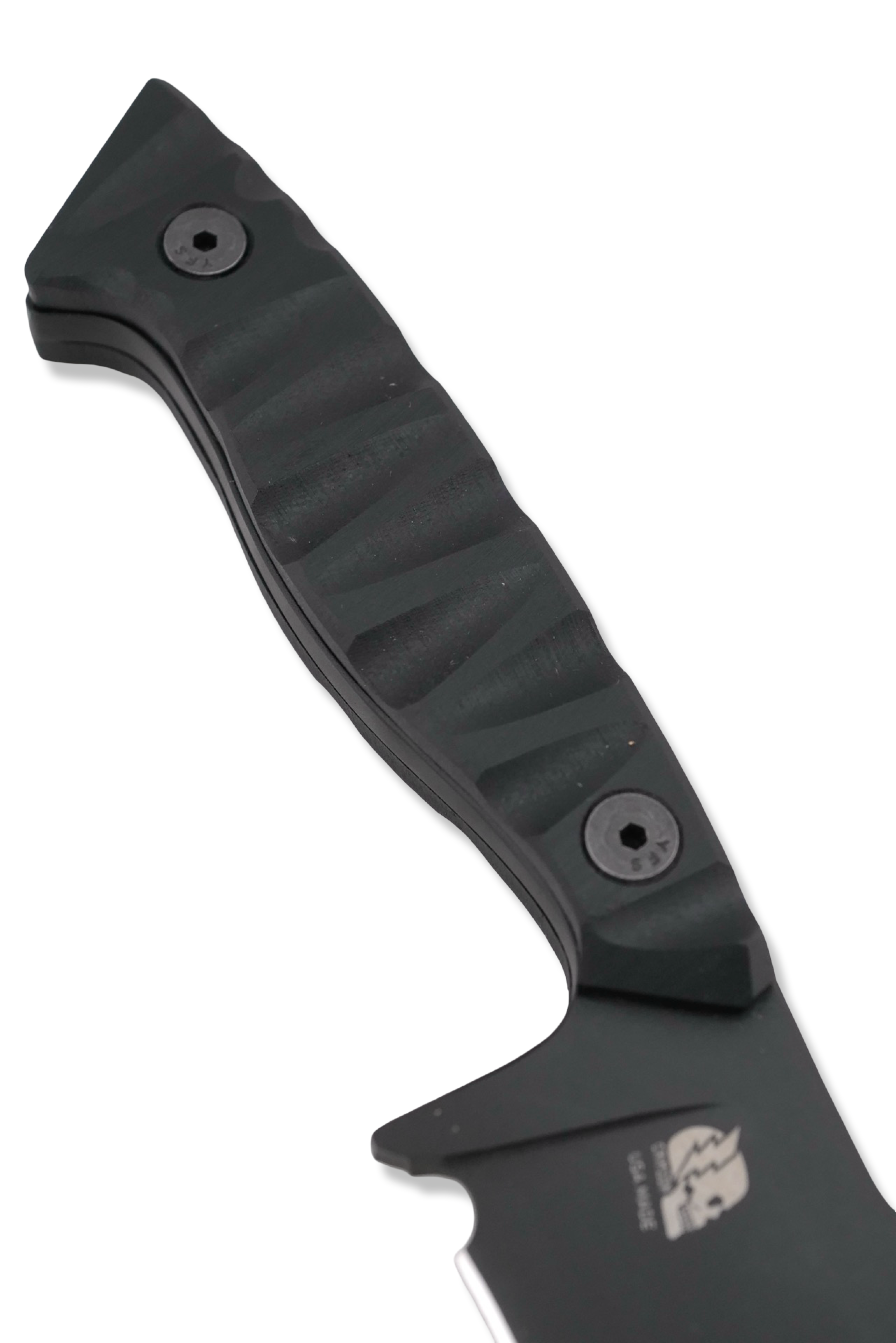 Reaper - Black Cerakote / Bolt on Black G-10 Handle