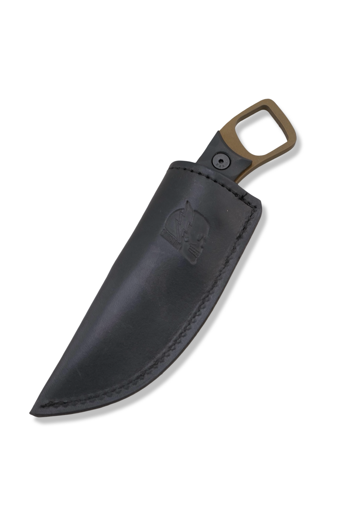 RPM Iron Wolf - Burnt Bronze Cerakote / Black Richlite Handle / Numbered 1 -5 / Leather Sheath Included