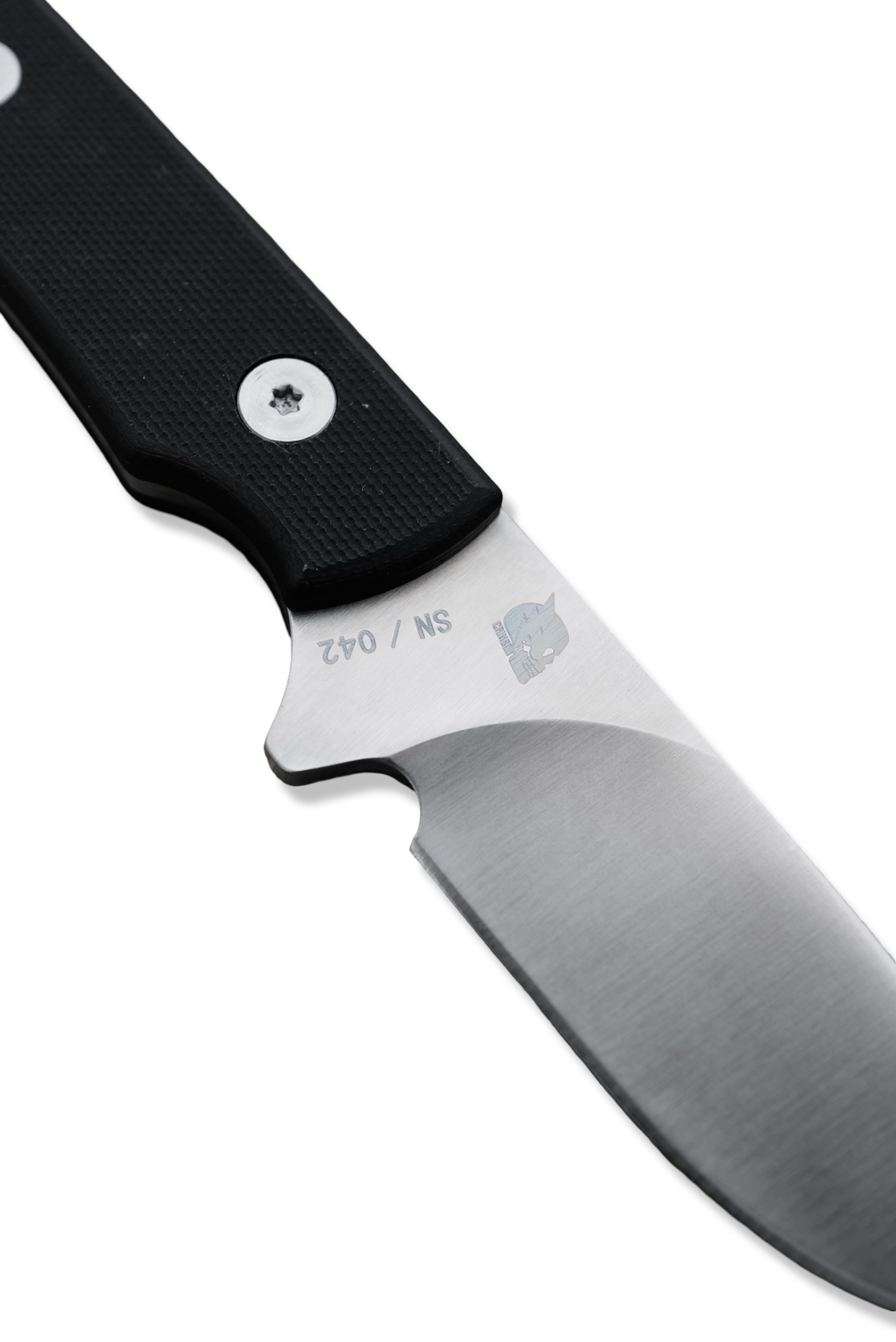 Knight Wolf - Satin Finish / Textured G-10 Handle / Kydex Sheath Included