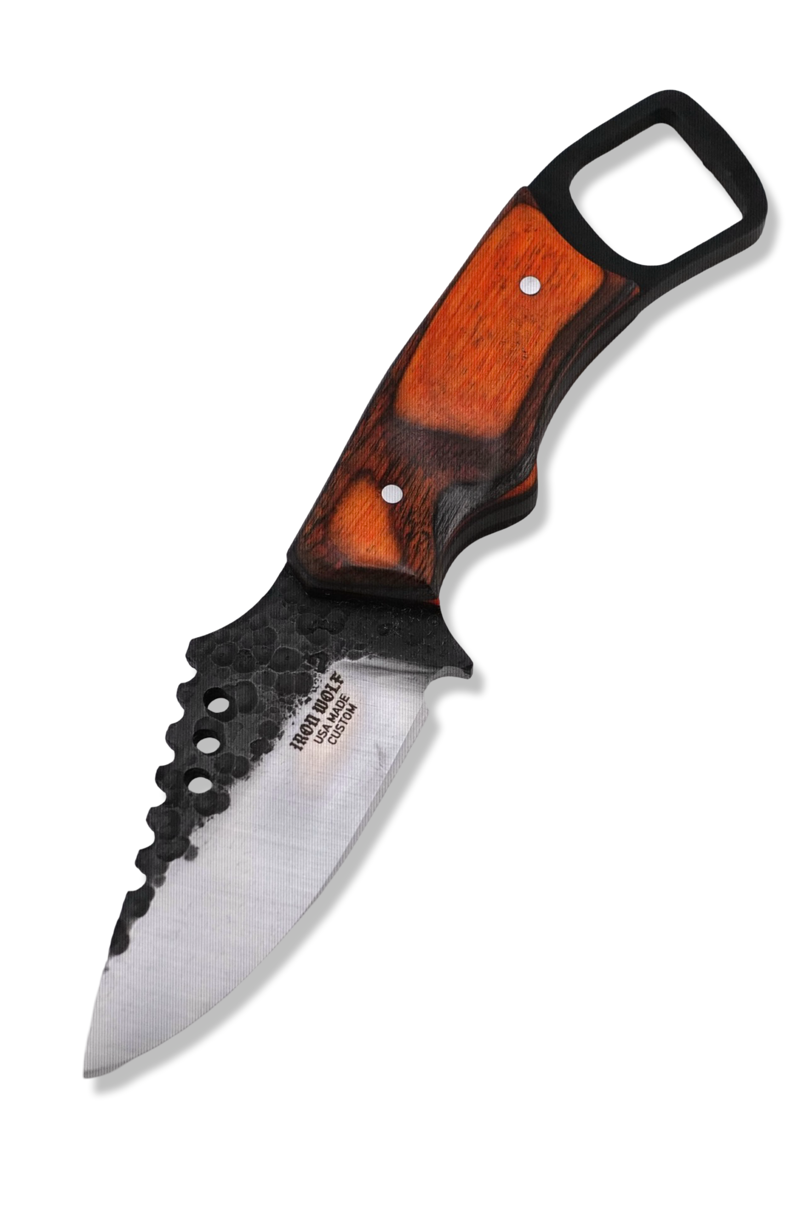 CUSTOM Forged RPM Iron Wolf - Two Tone / Dymalux Ember Wood