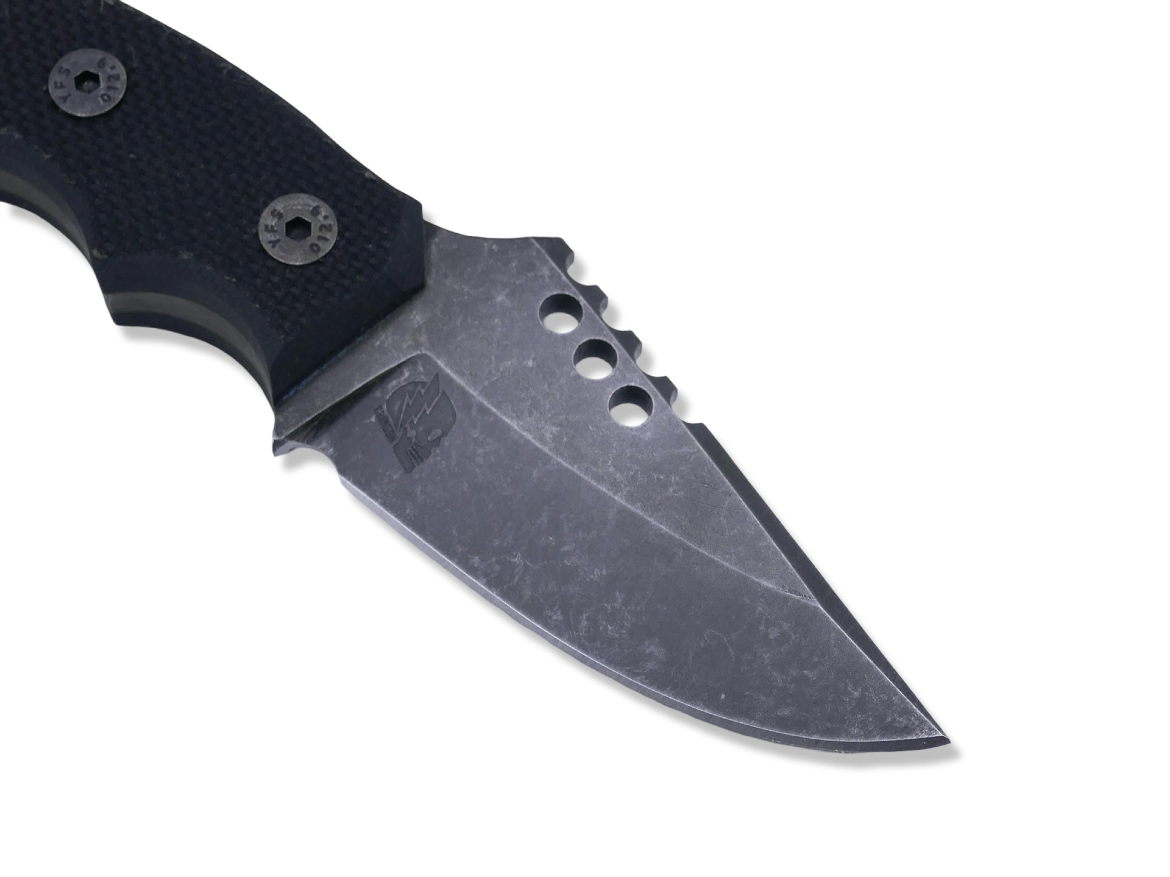IRON WOLF - Dark Stonewash / Textured G-10 Handle