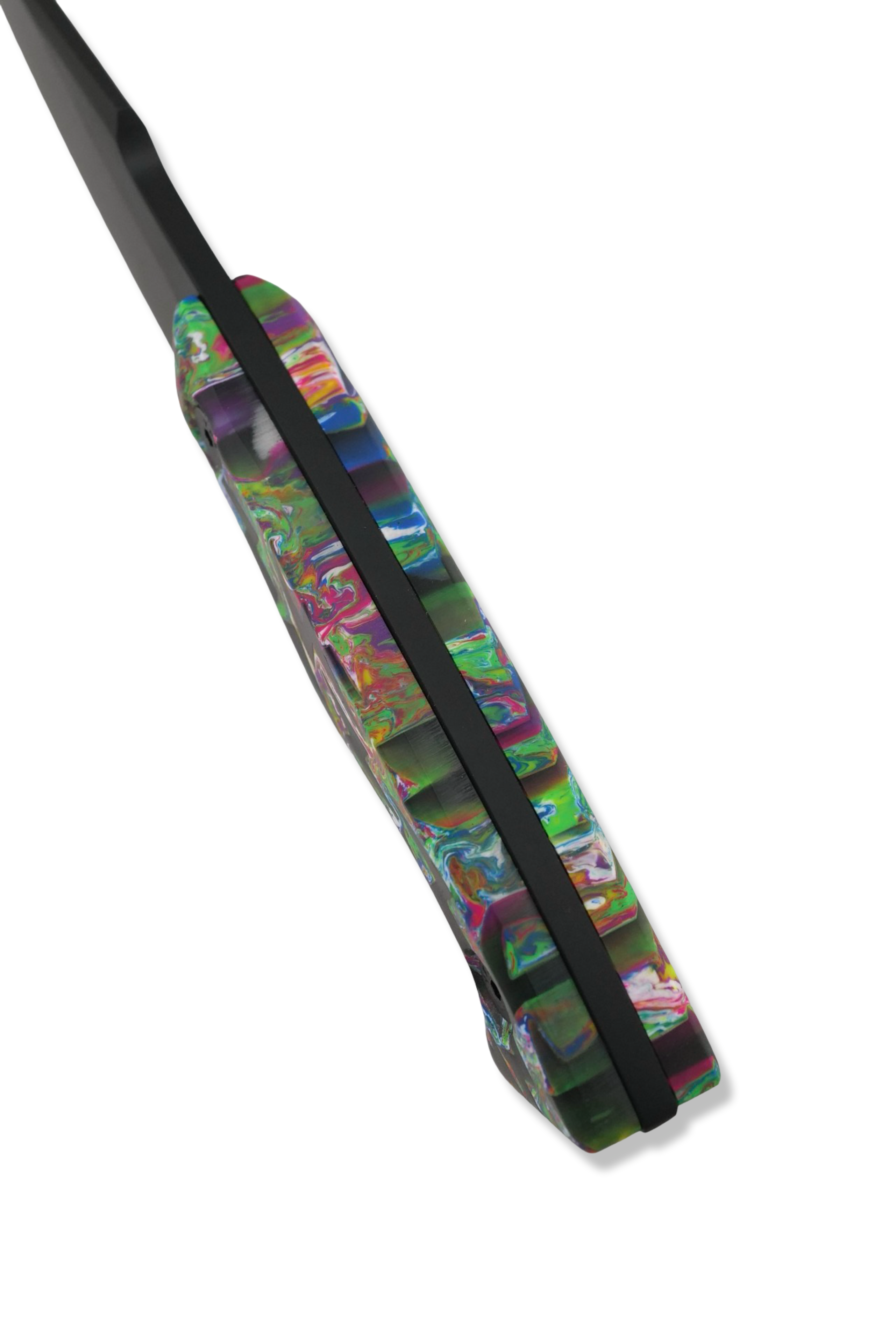 Reaper - Black Cerakote / Bolt on Lightning Resin handle