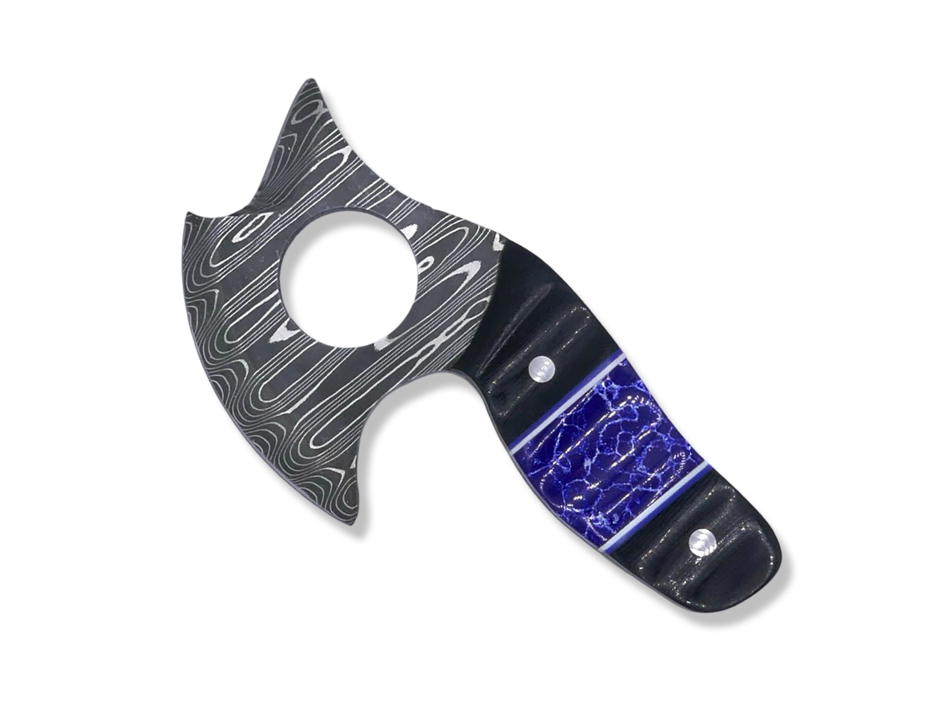 Double Skinner - Vegas Forge 200 Layer Ladder Damascus