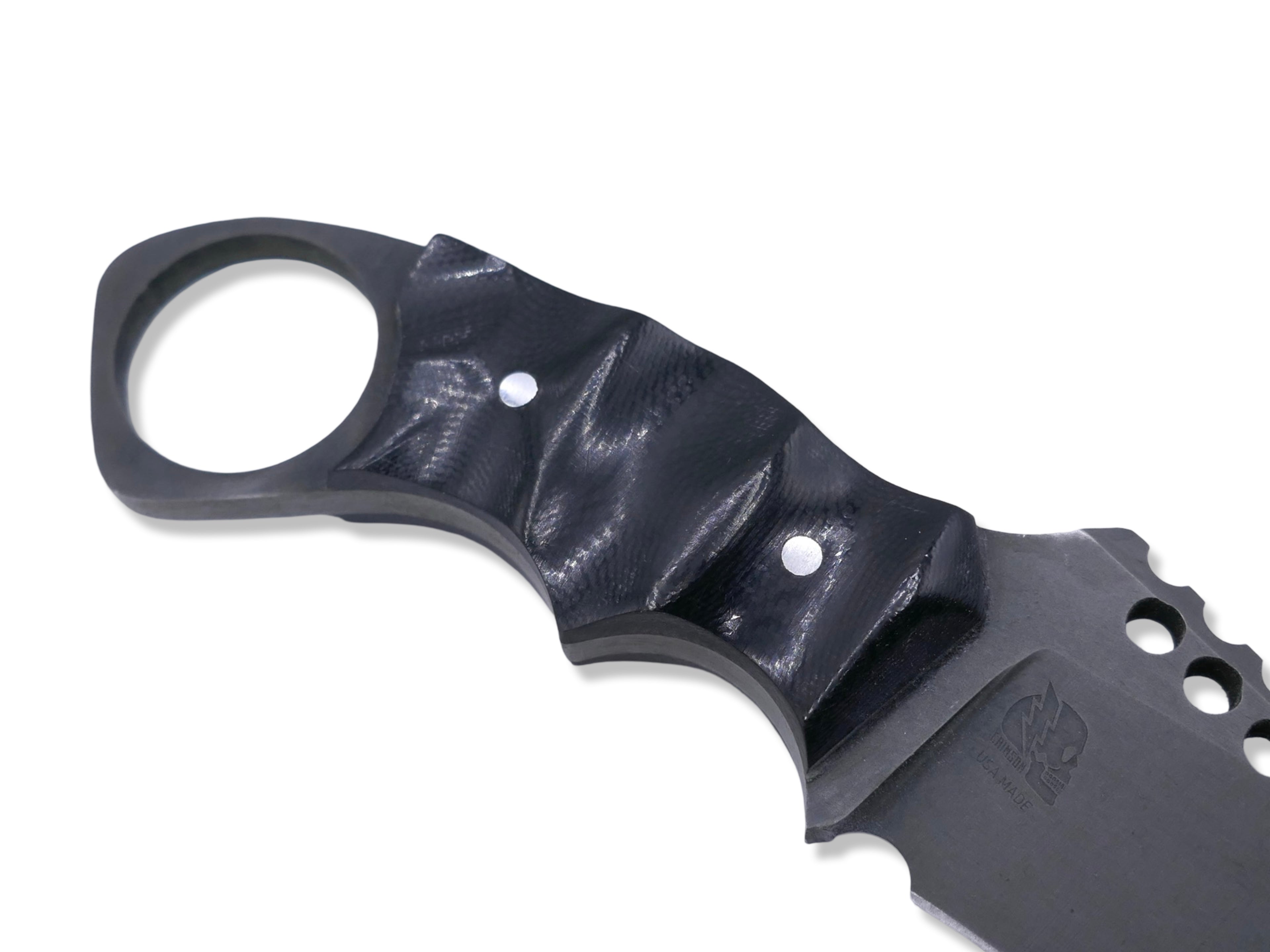 IRON WOLF - Black Ops / Black G-10 Handle