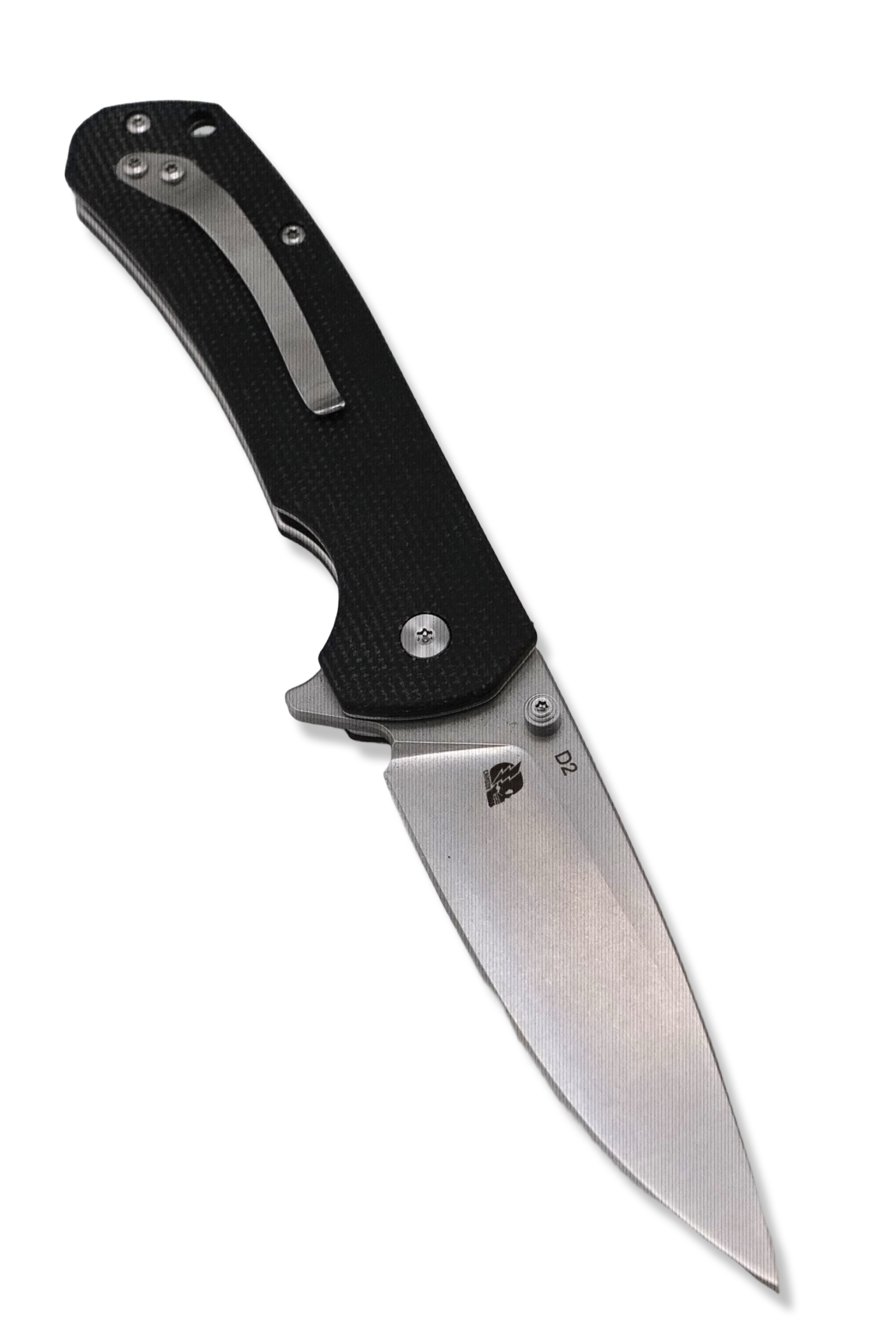 Q7 Flipper Folder - Black G-10 Handle / Stonewash Blade