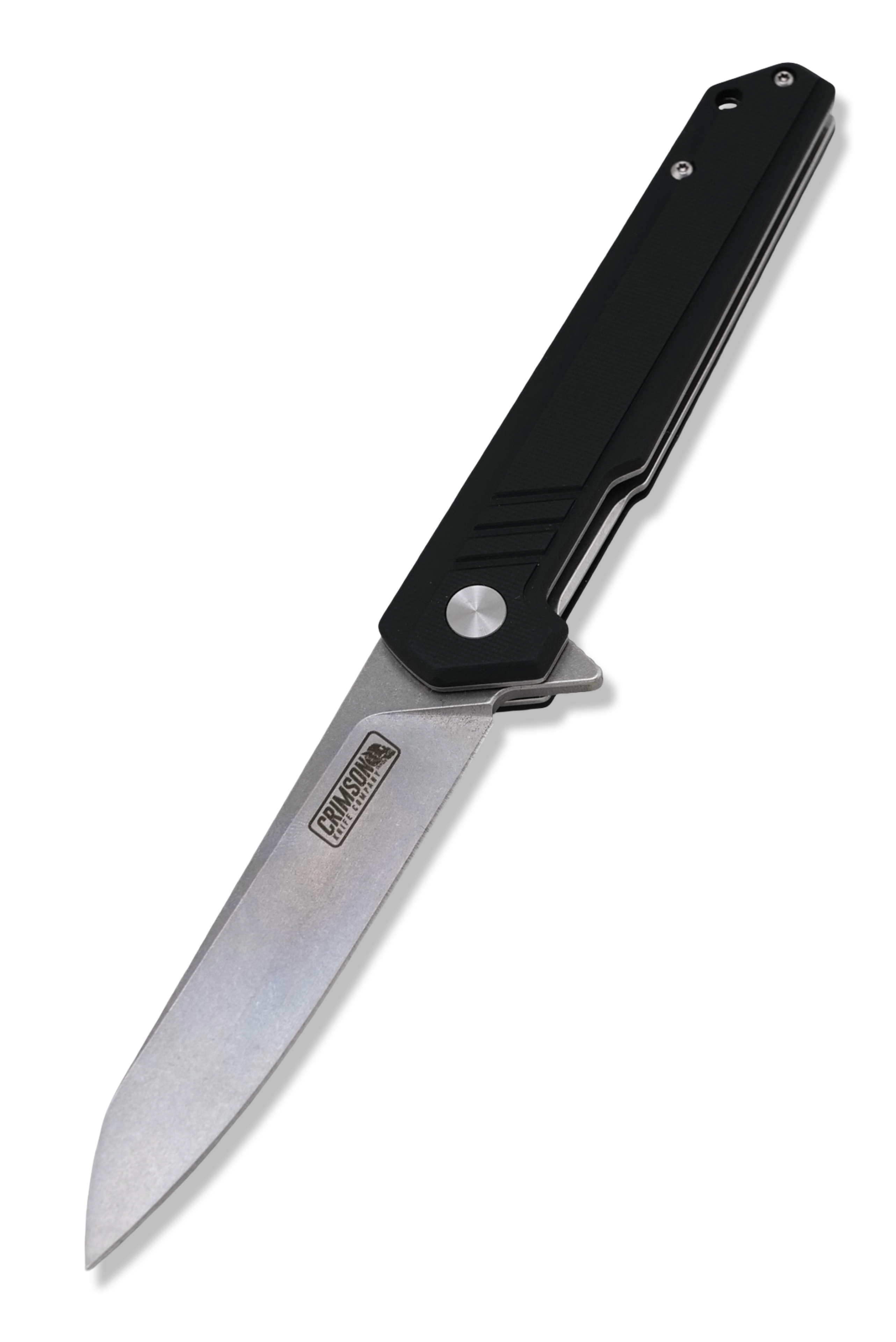 STRYKER Folder - Black G-10 Handle / Stonewash