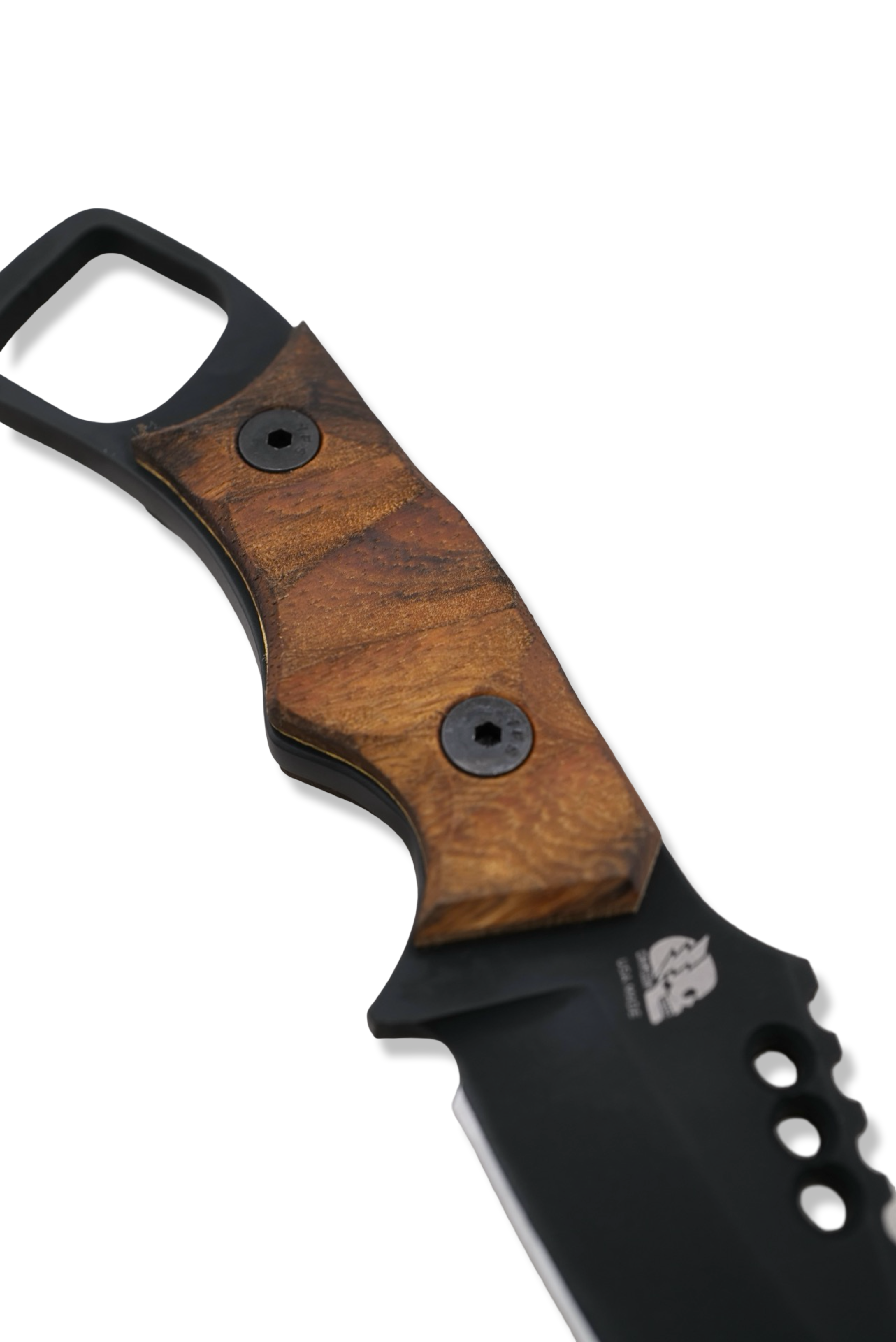 RPM Iron Wolf Custom 1/1 - Black Cerakote / Goncalo Alves w/ Brass Liner / Leather Sheath Included