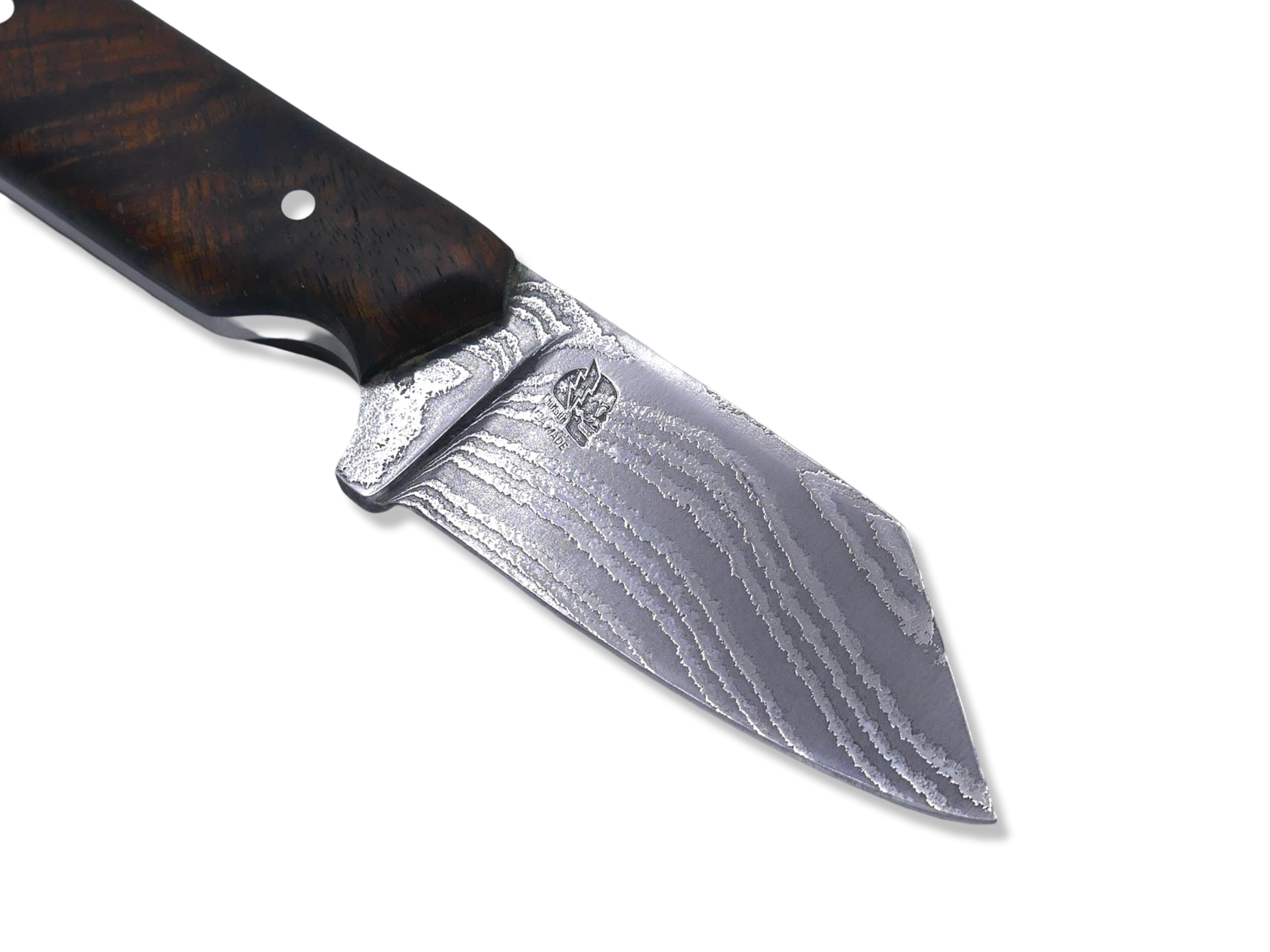 Iron Claw - Vegas Forge Damascus / Hawaiian Koa Handle / Black G-10 Liner