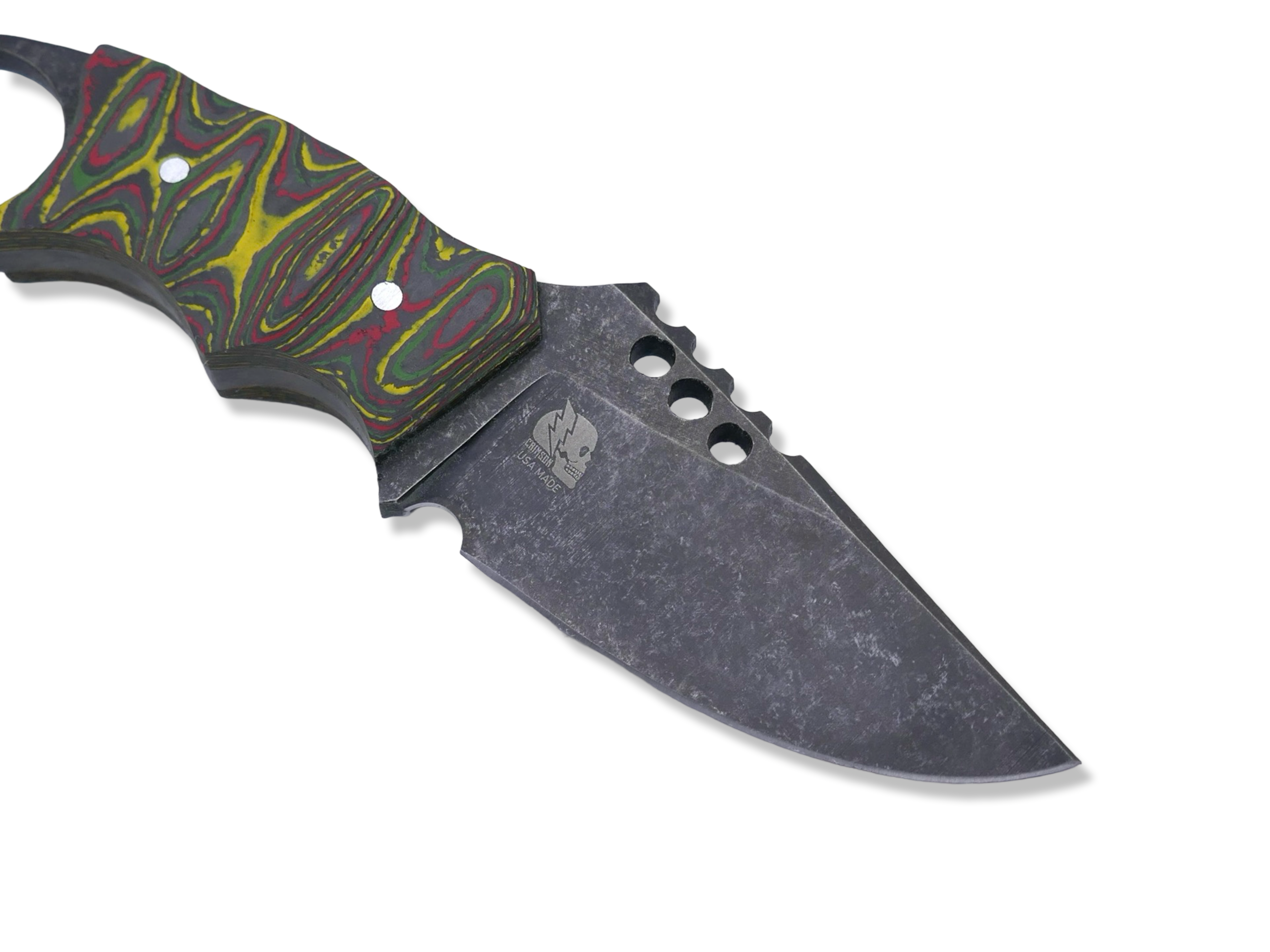 IRON WOLF Custom 1 of 1 - Dark Stonewash / Camo Carbon Handle