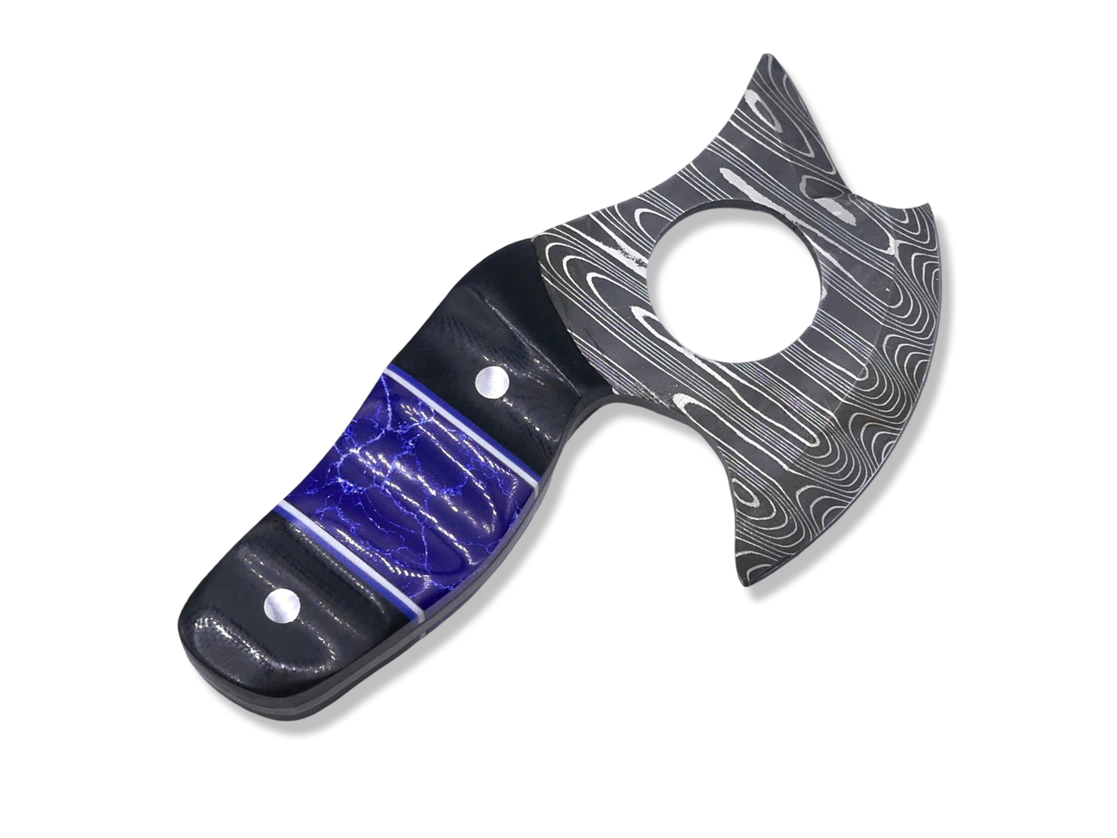 Double Skinner - Vegas Forge 200 Layer Ladder Damascus