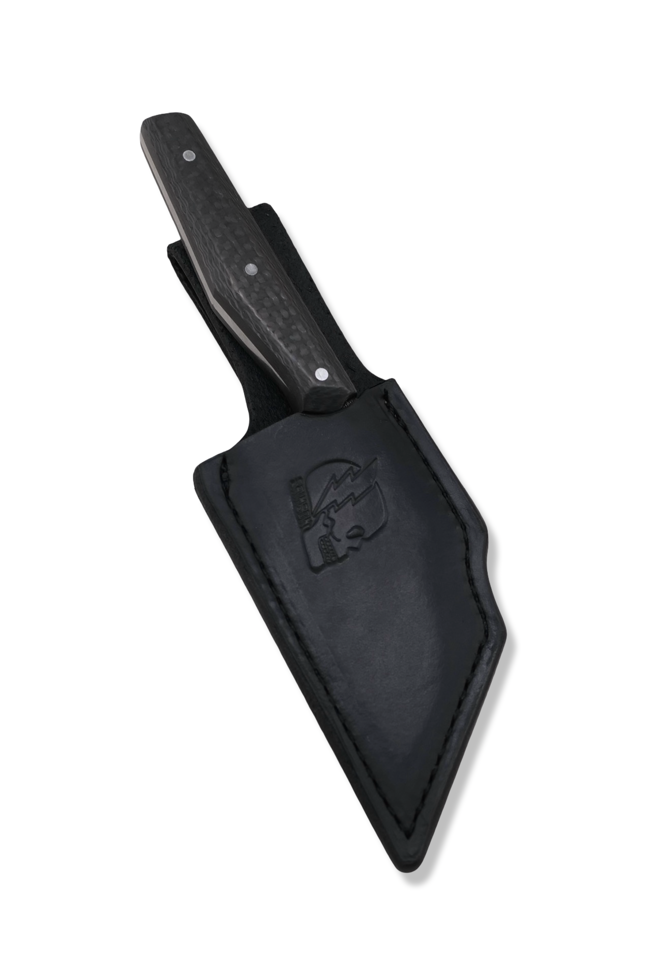 Mini Skinner Custom - Vegas Forge Stainless Damascus / Carbon Fiber Handle